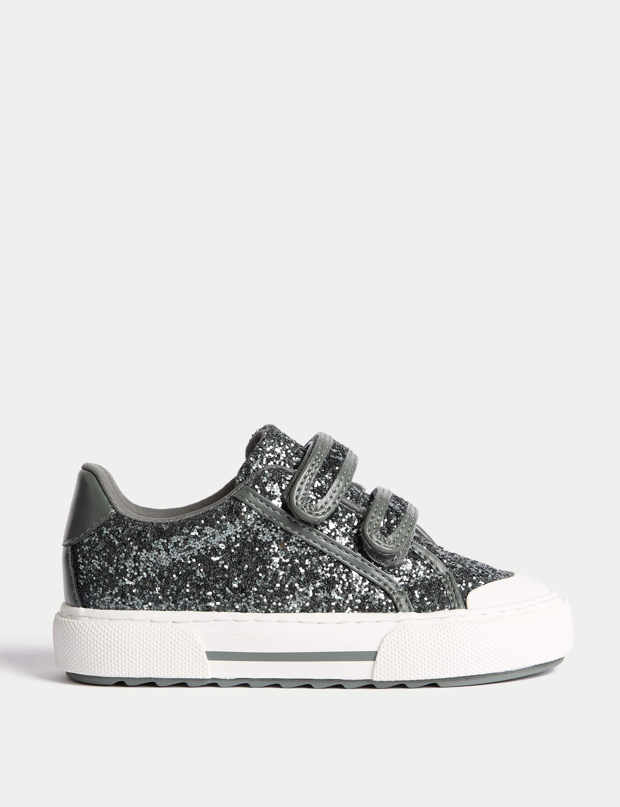 Kids Glitter Trainers 1 of 4