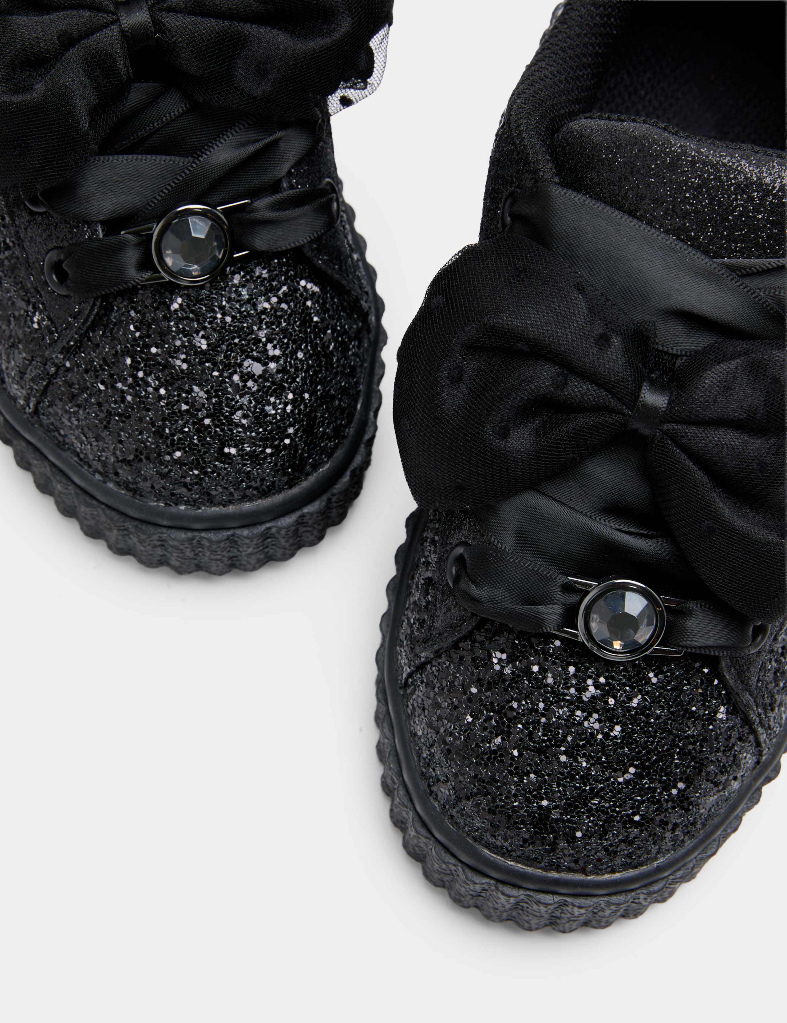Kids' Glitter Skate Trainers (10 Small - 4 Large) 4 of 4