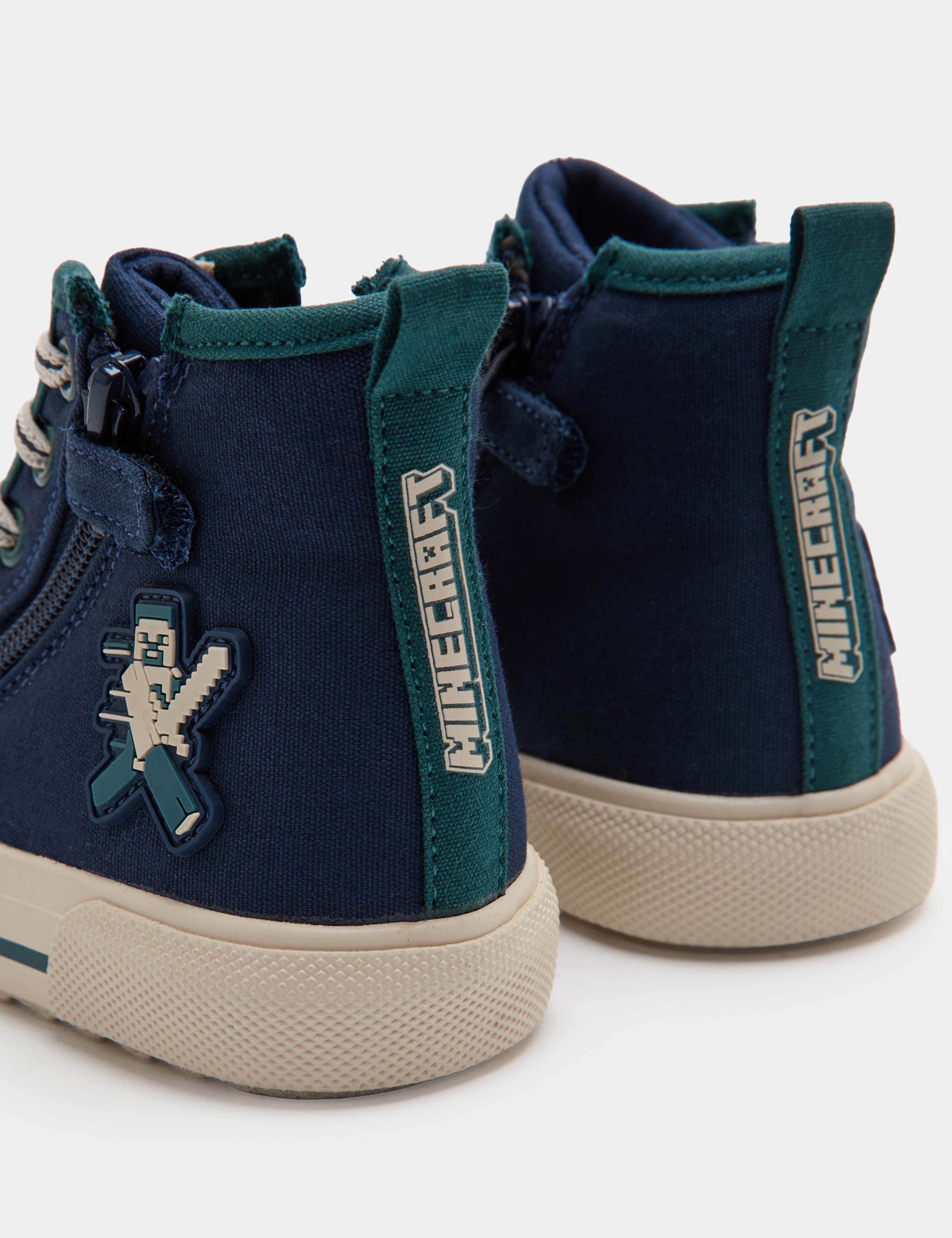 Kids' Minecraft™ Freshfeet™ High Tops (10 Small - 4 Large) 2 of 3