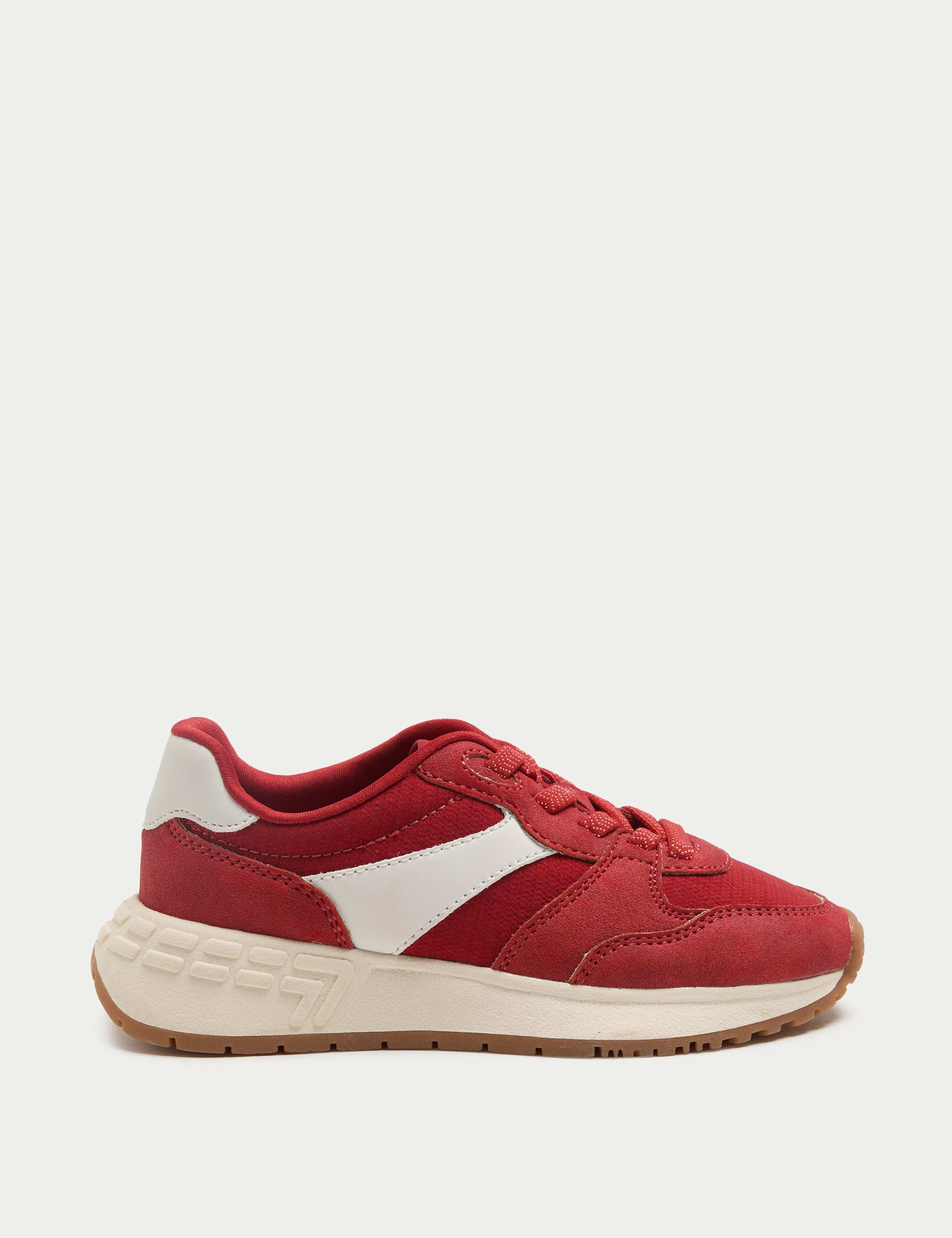 Kids’ Ultra Elastic Lace Trainers (4 Small-7 Large) 2 of 3