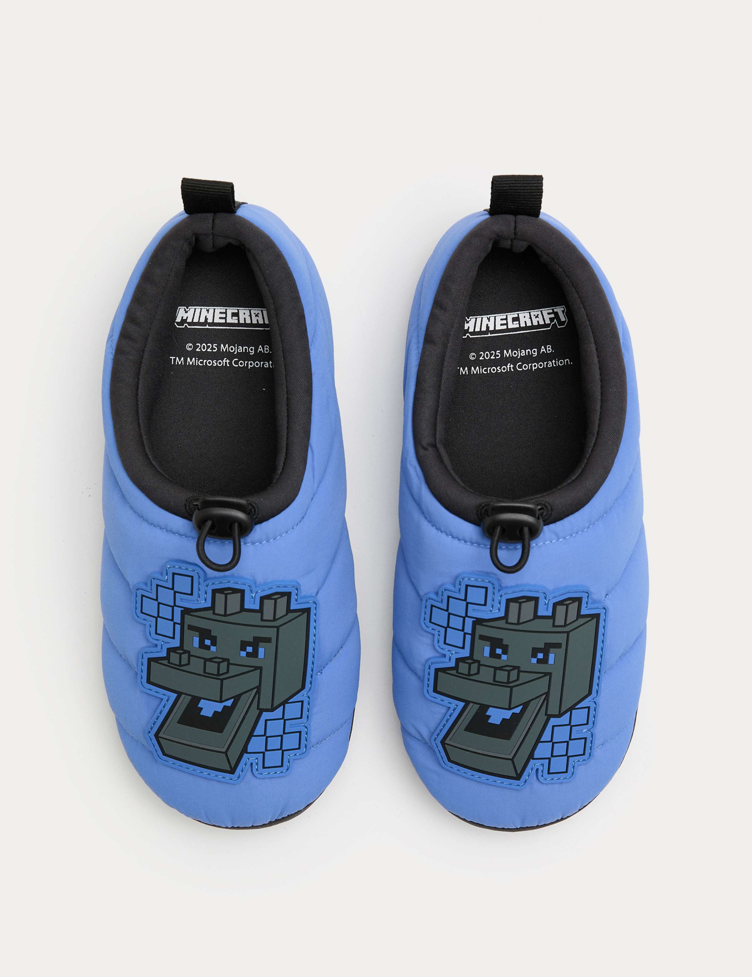 Kids' Minecraft™ Padded Slippers (1 Large - 7 Large) 2 of 3