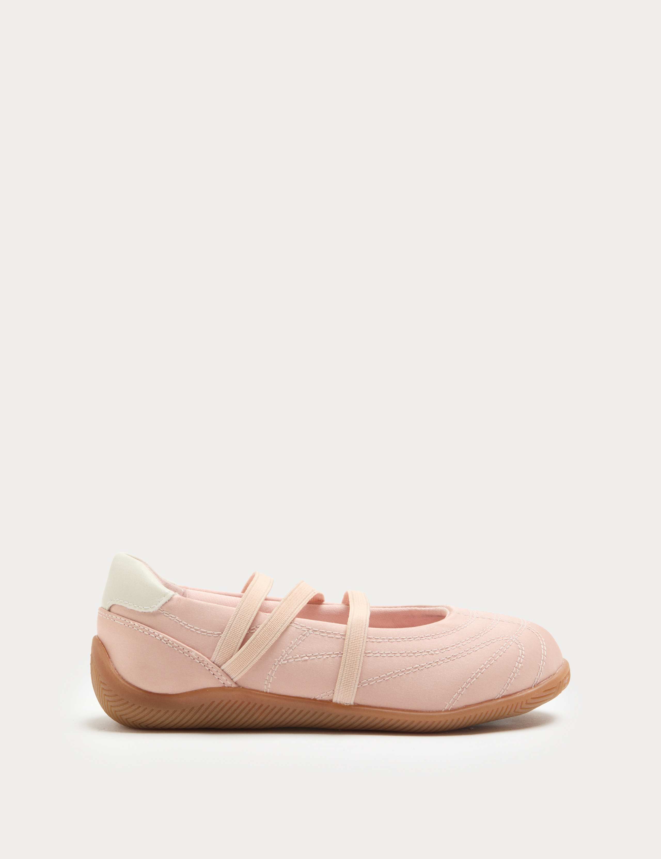 Kids' Satin Ballet Trainers (4 Small - 2 Large) 2 of 3