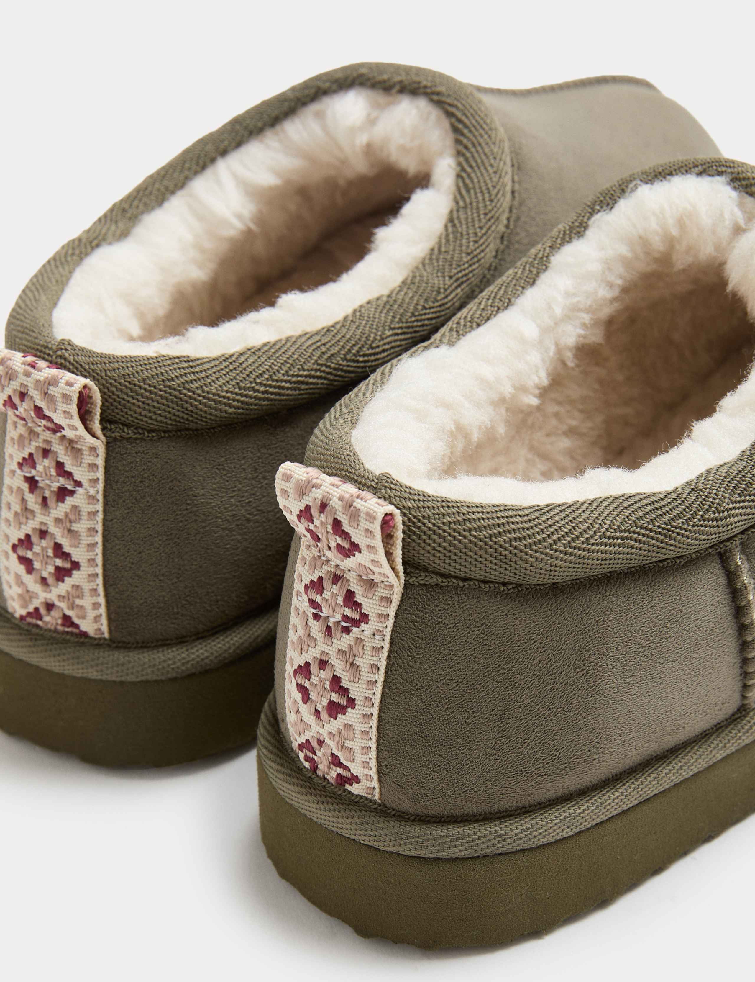 Kids' Faux Fur Lined Slippers (9 Small - 7 Large) 3 of 3