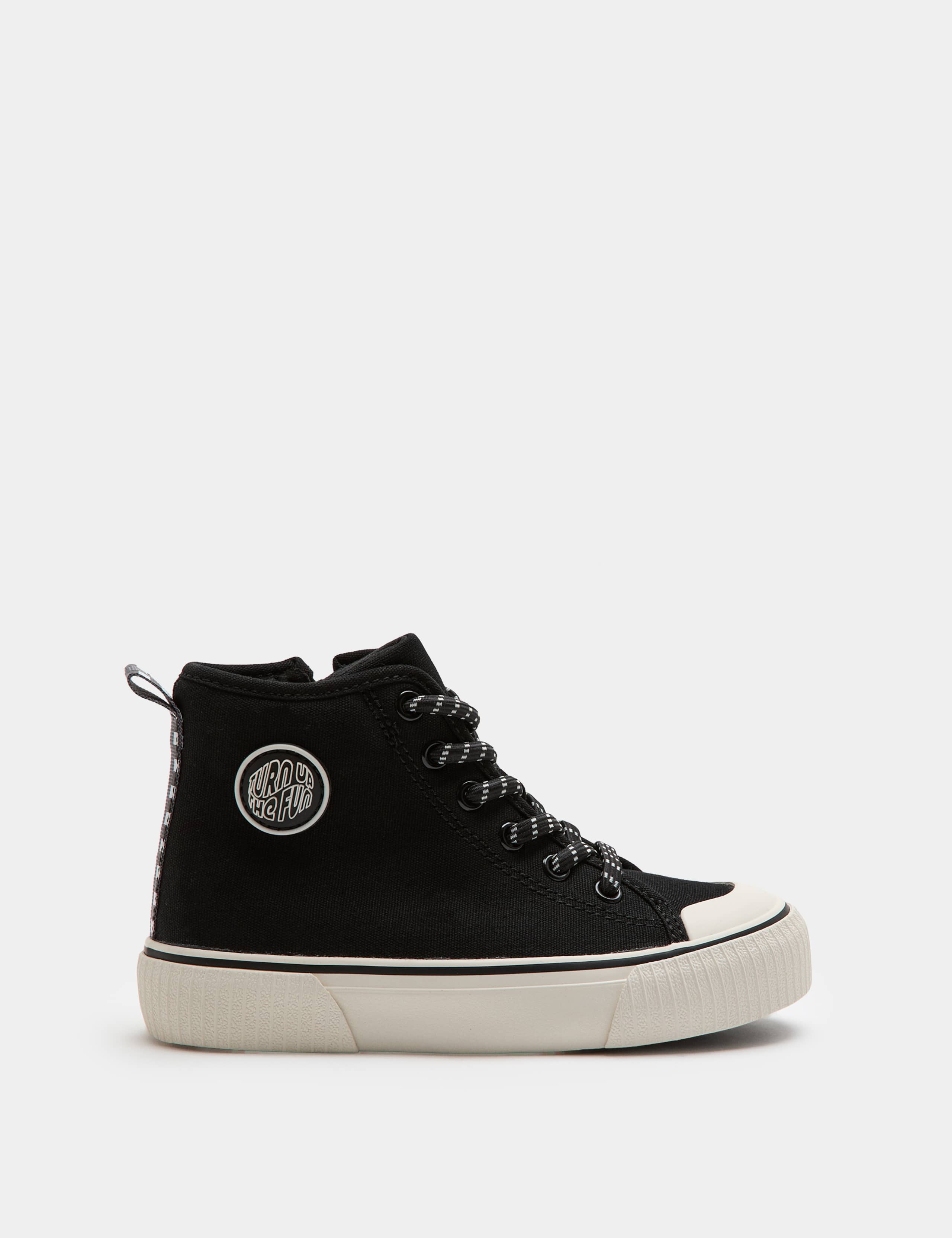 Kids' Checkerboard High Tops (4 Small - 2 Large) 2 of 3