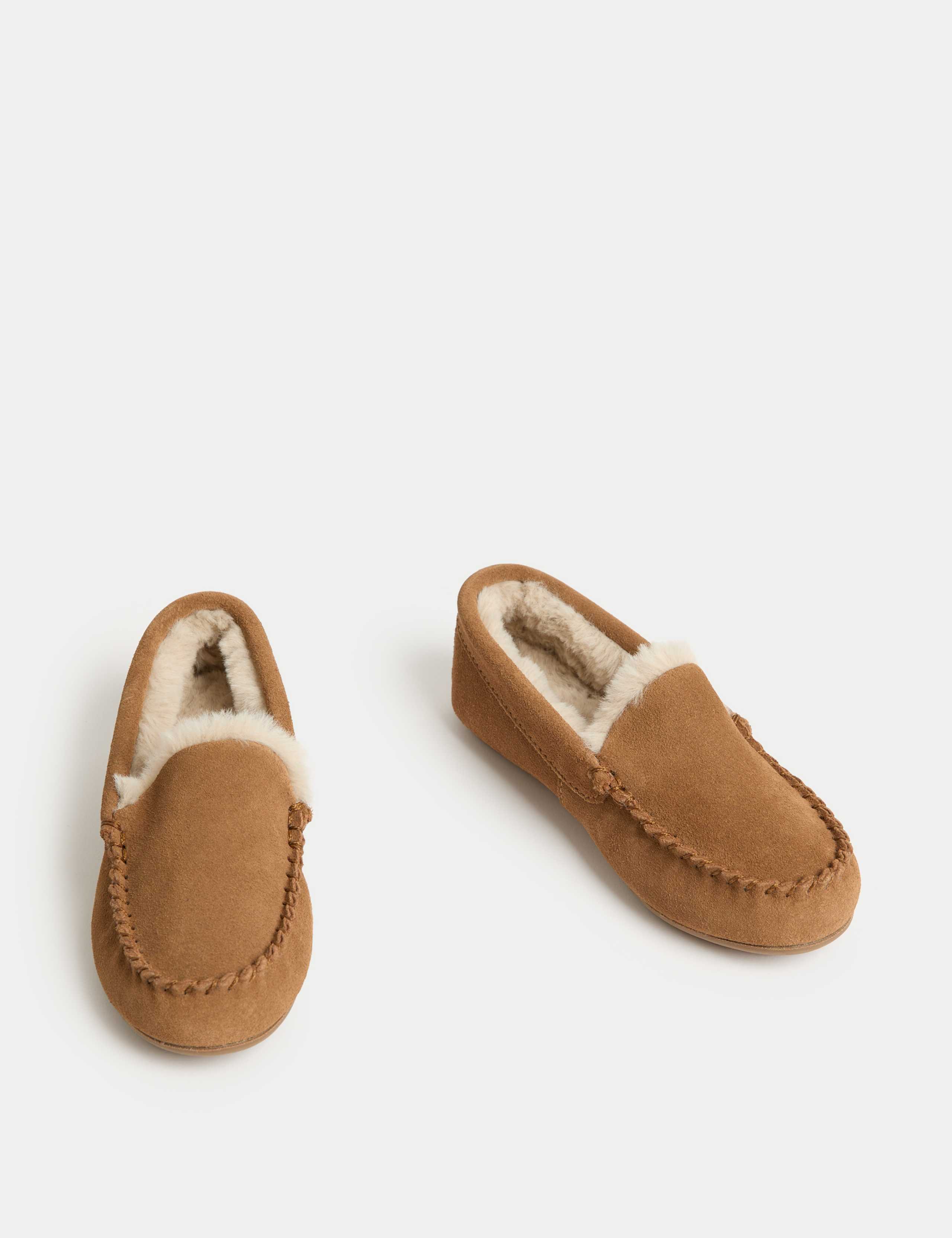 Kids' Moccasin Slippers (4 Small - 7 Large) 2 of 4