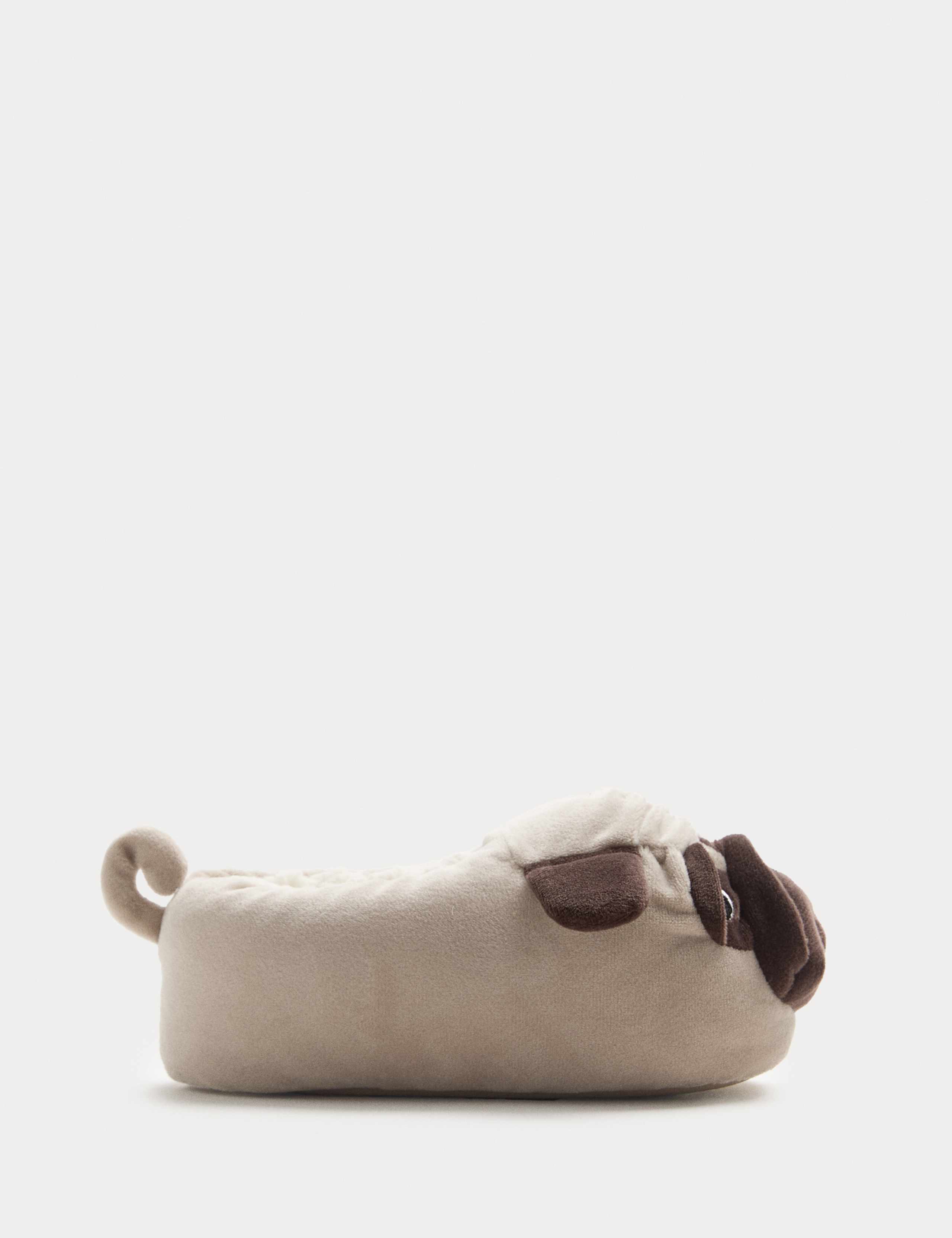 Kids' Pug Slippers (9 Small - 7 Large) 2 of 3