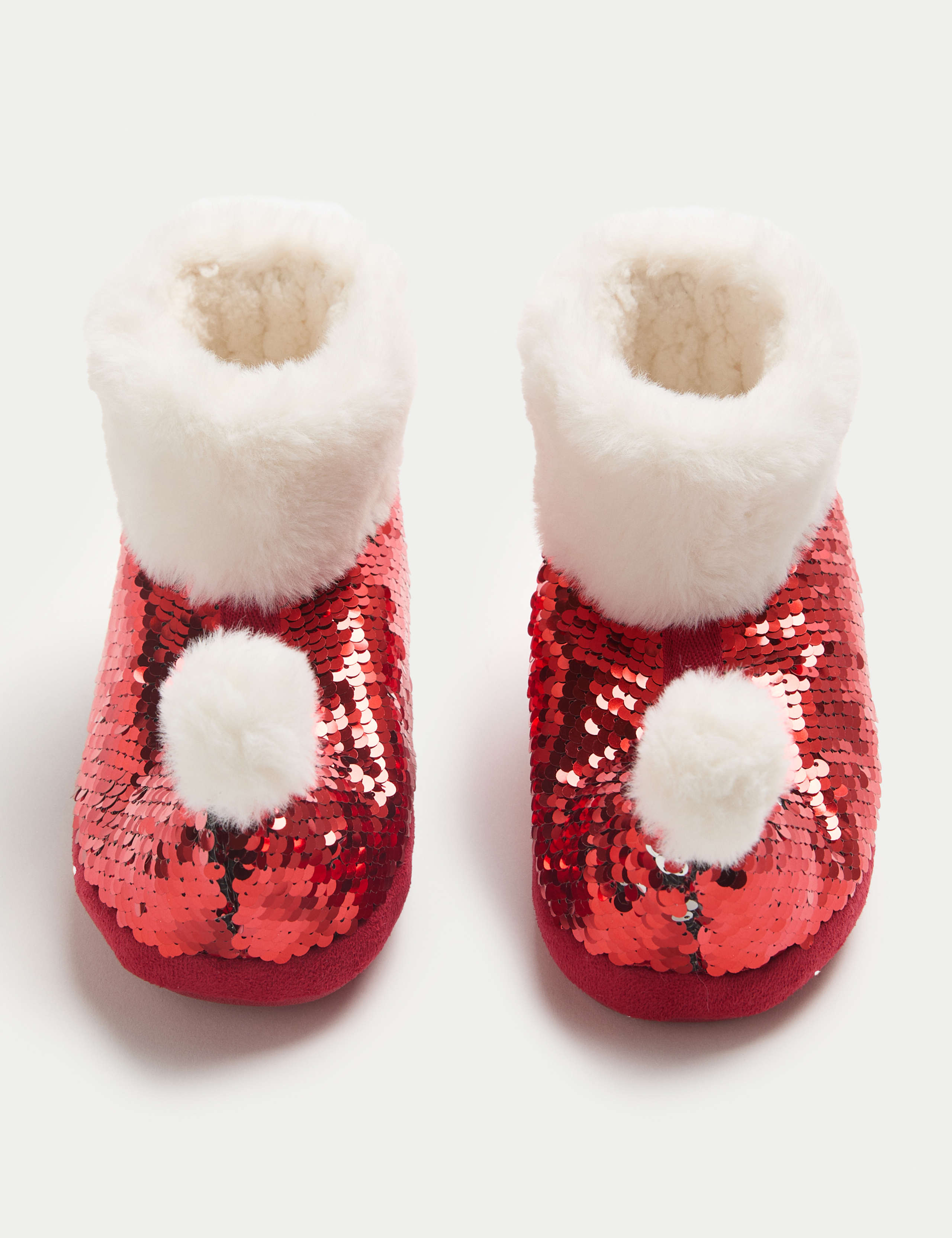 Christmas Sequin Slipper Boots (10 Small - 7 Large) 2 of 3