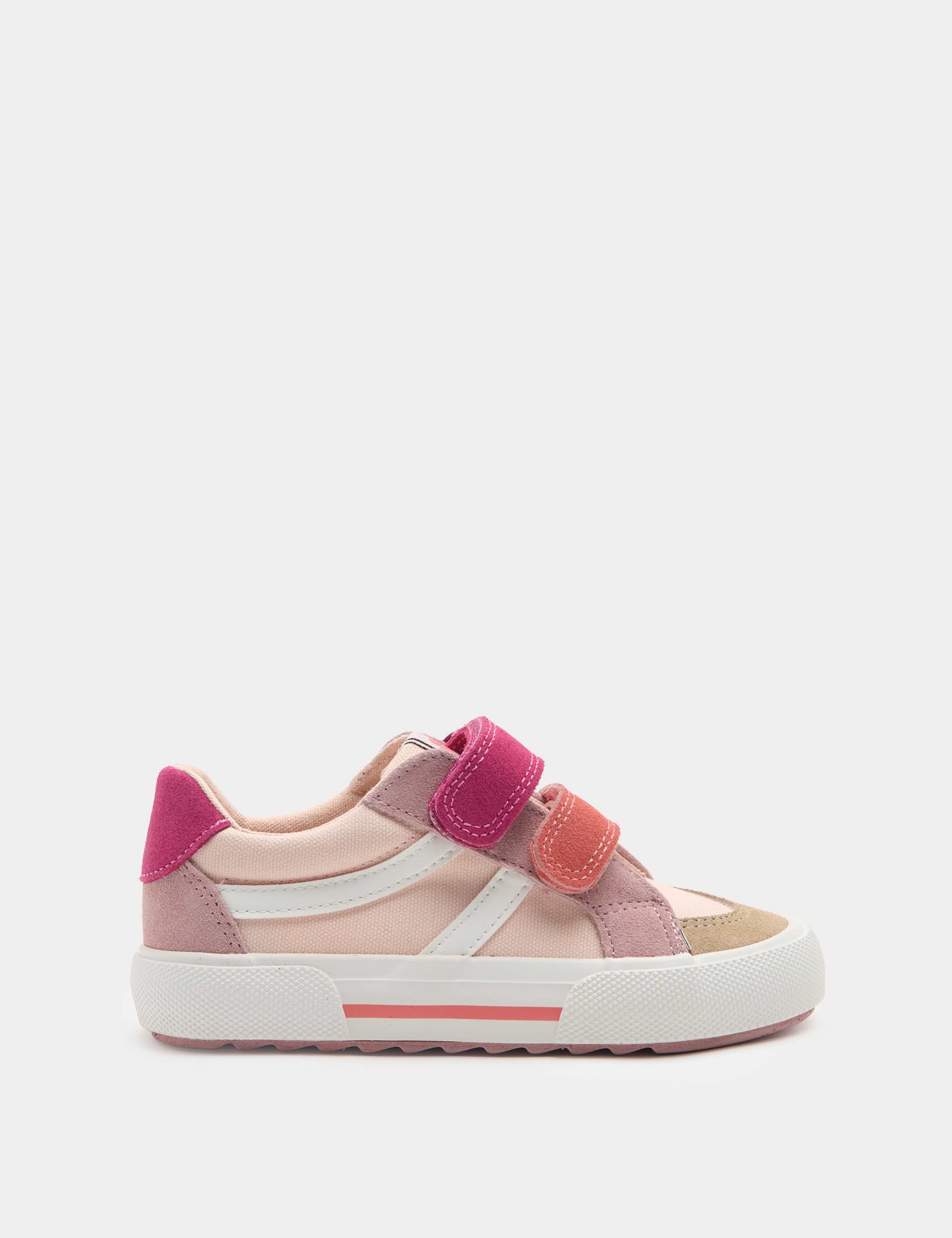 Kids' Low Top Canvas Riptape Trainers (4 Small - 2 Large) 2 of 3