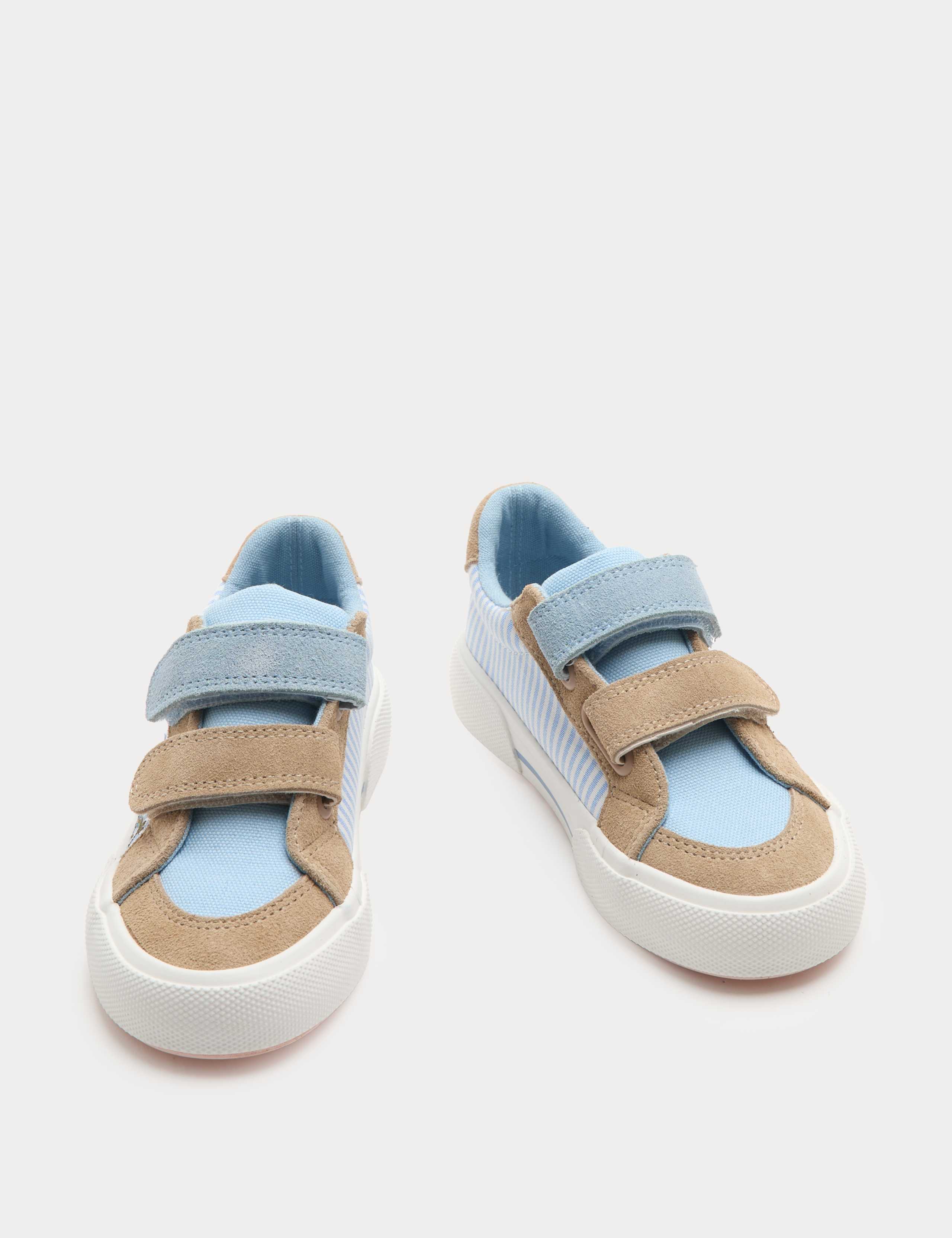 Kids' Low Top Canvas Riptape Trainers (4 Small - 2 Large) 3 of 3