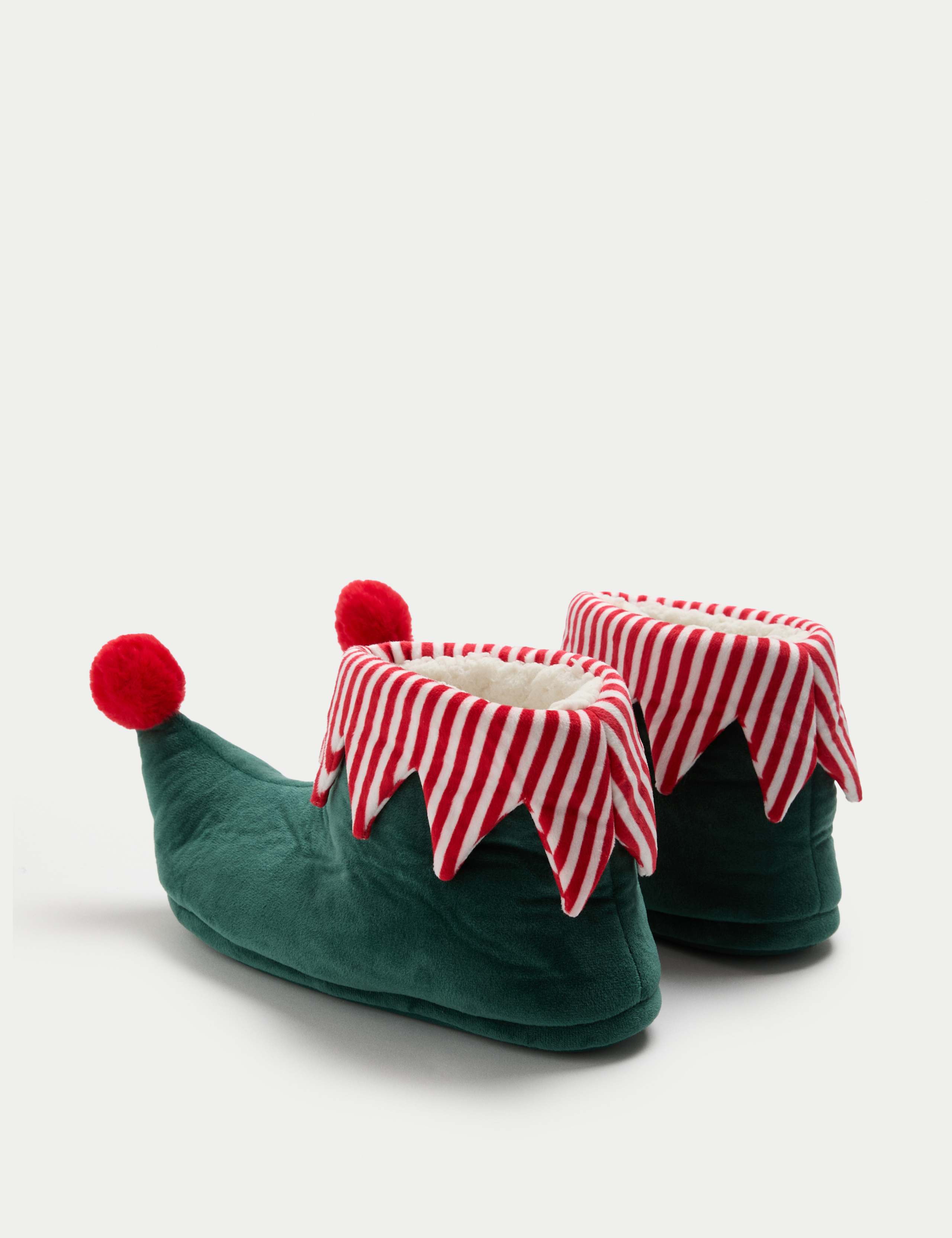 Christmas Elf Slipper Boots (10 Small - 7 Large) 1 of 3