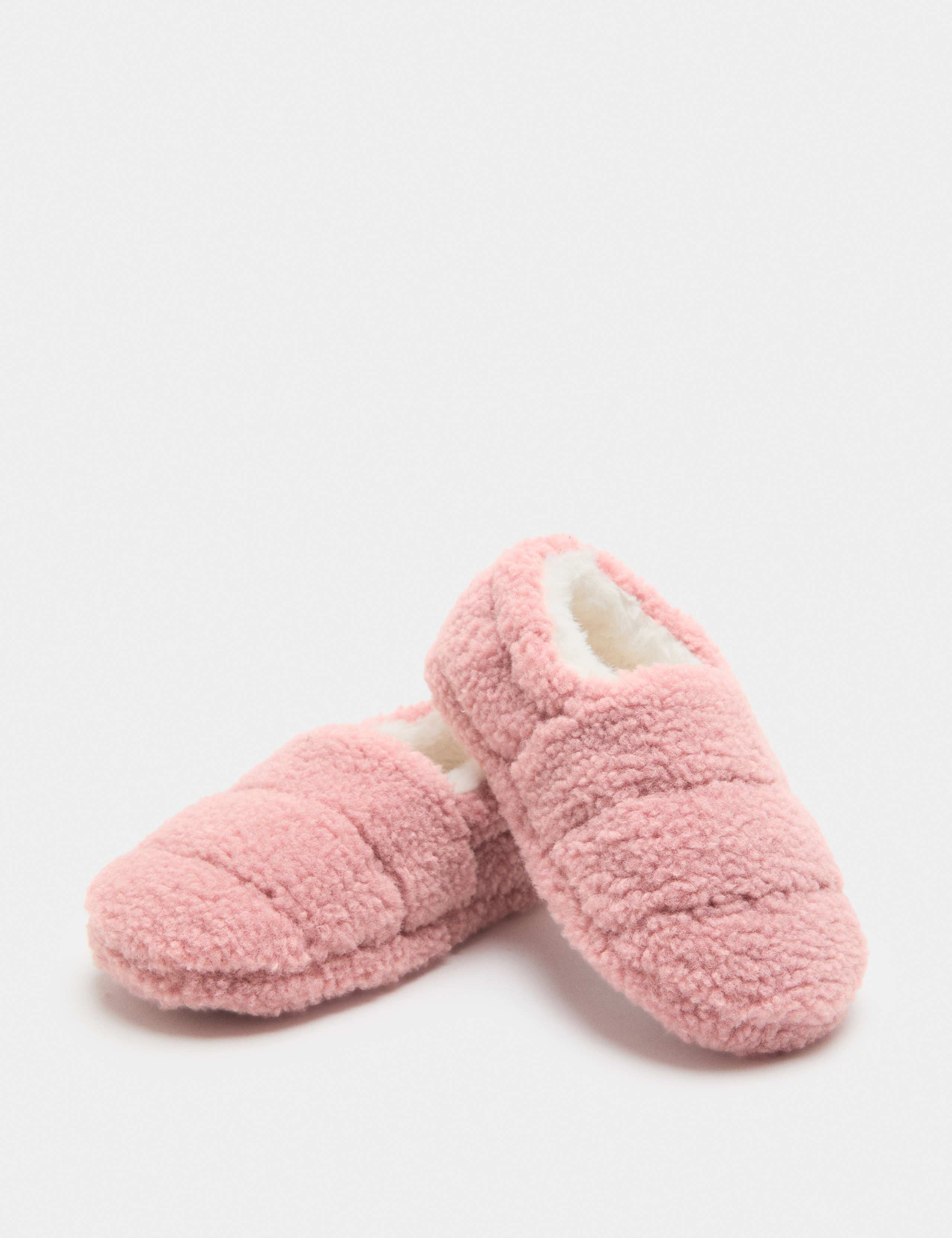 Kids' Borg Elastic Back Slippers (4 Small - 2 Large) 2 of 3