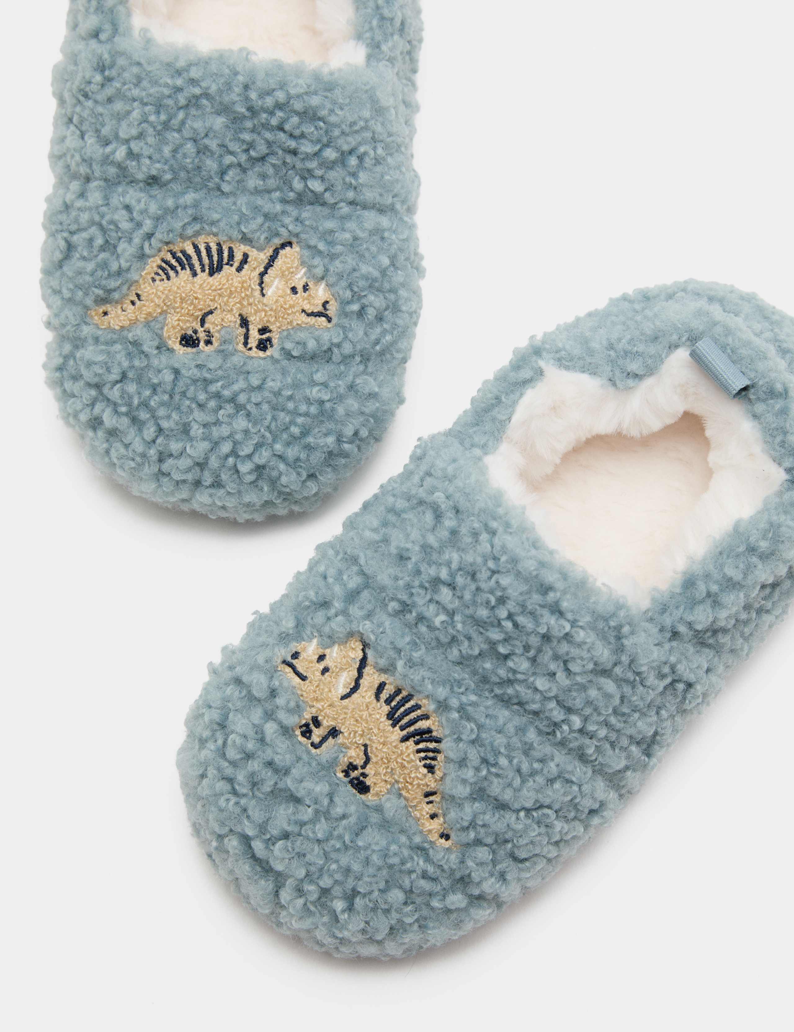 Kids' Badged Elastic Back Slippers (4 Small - 2 Large) 1 of 3
