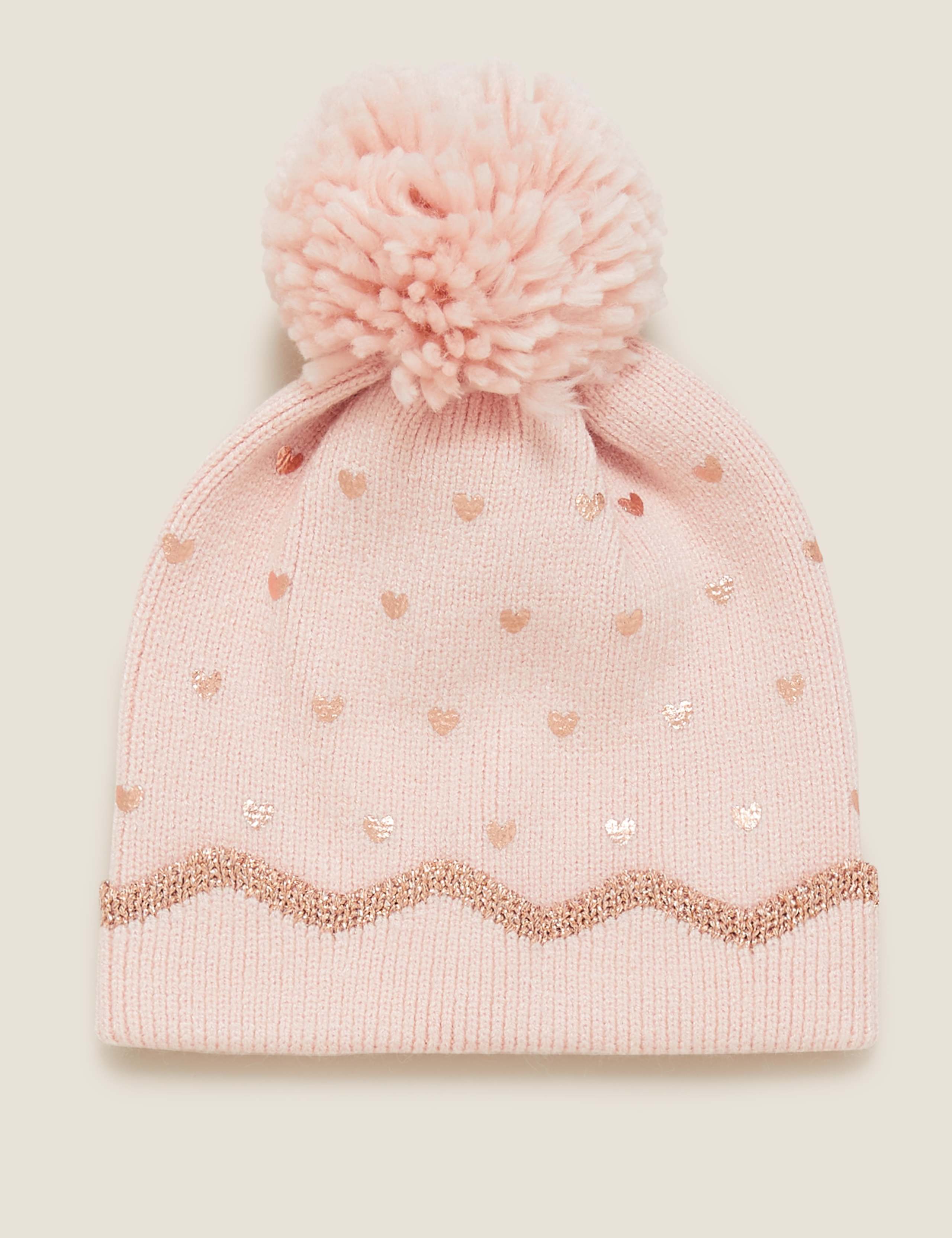 Kids' Heart Hat, Scarf and Mitten Set (1-6 Yrs) 2 of 4