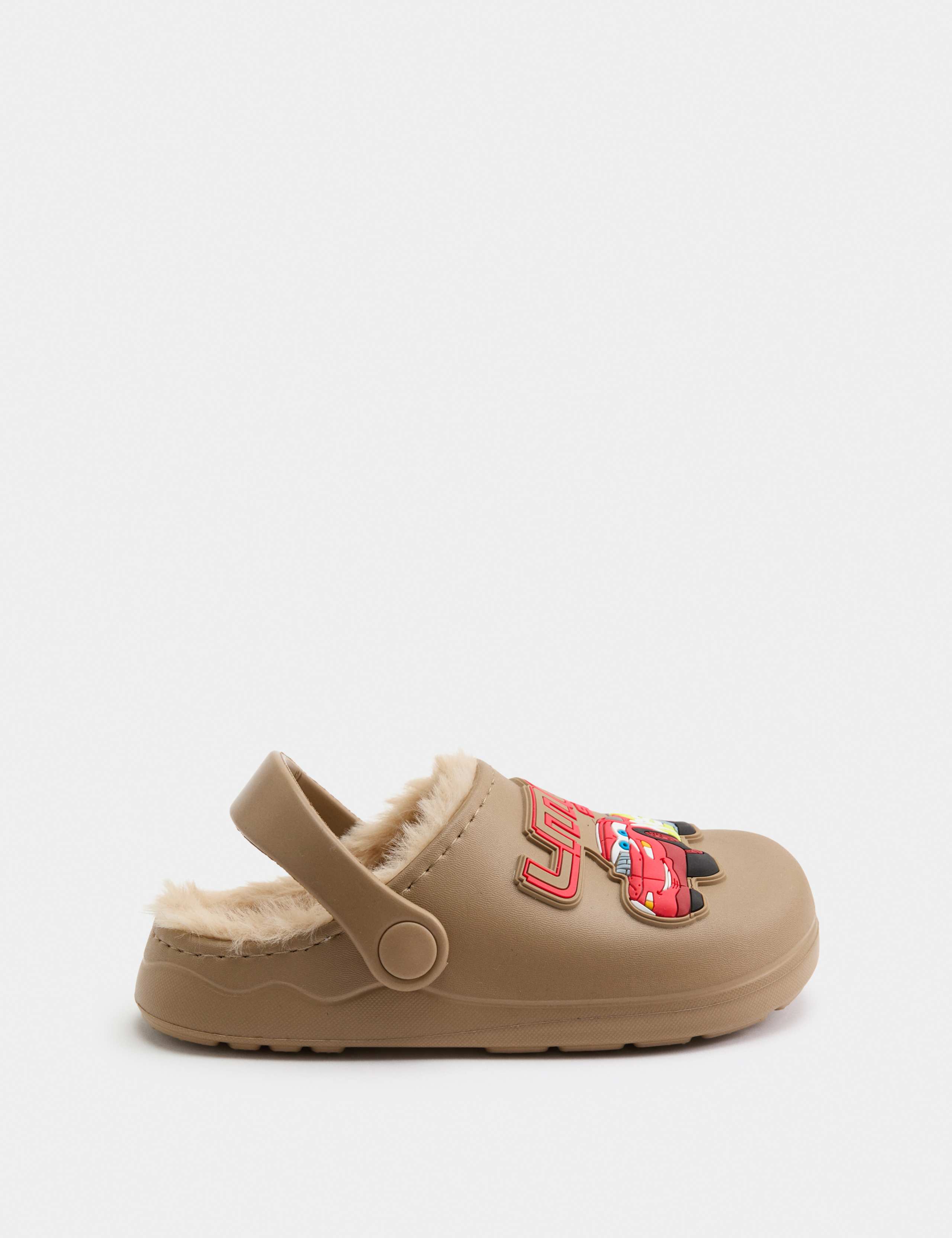 Kids' Cars™ Faux Fur Lined Clogs (4 Small-2 Large) 2 of 3