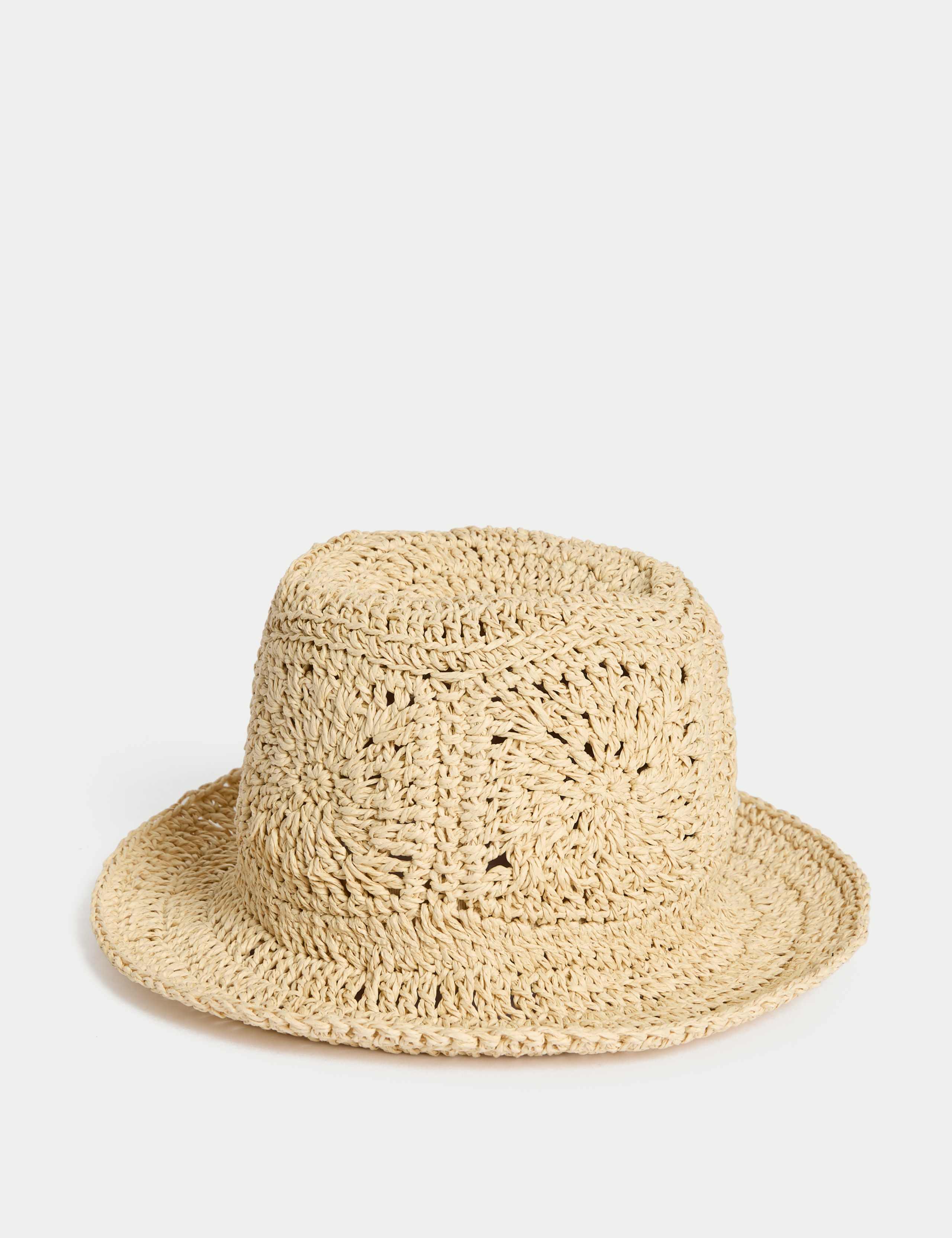 Kids' Plain Straw Sun Hat (18 Mths-13 Yrs) 2 of 3