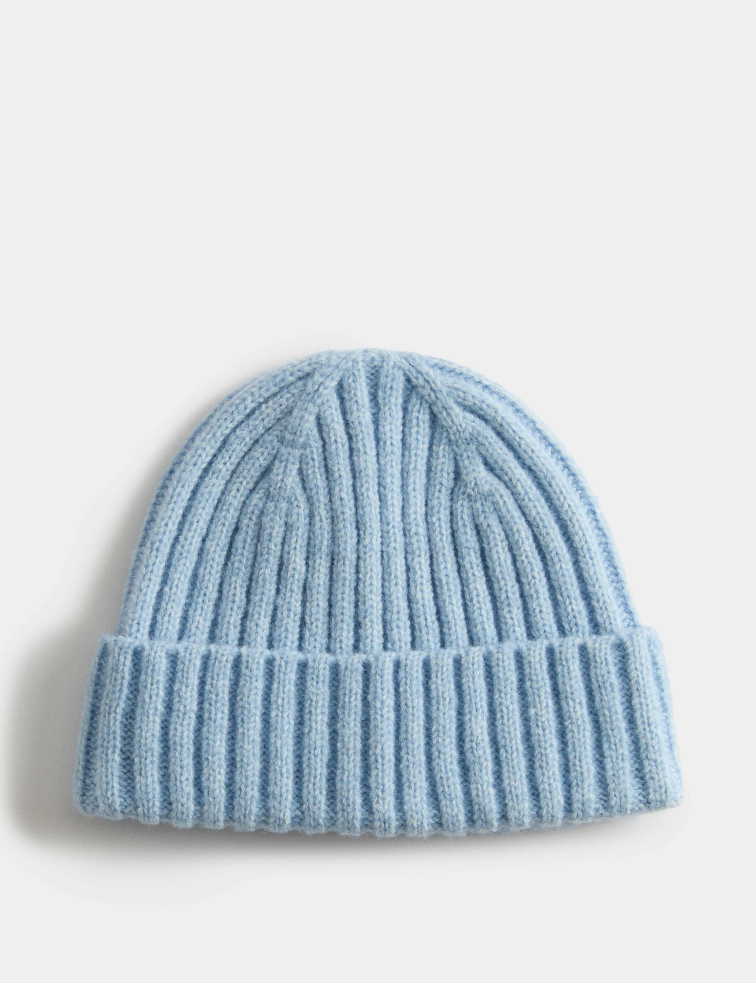 Kids' Knitted Ribbed Beanie Hat (0-13 Yrs) 1 of 1