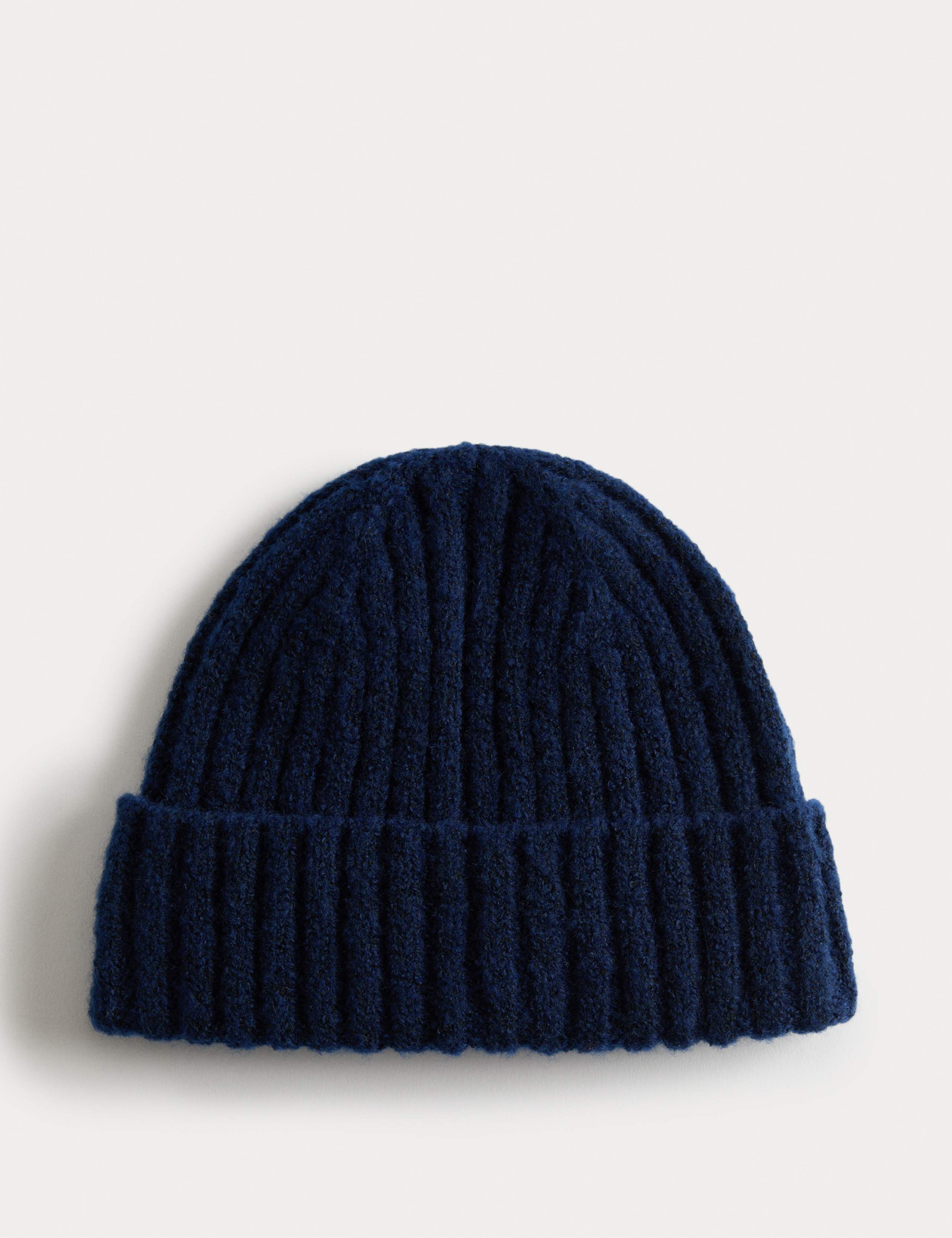 Kids' Knitted Ribbed Beanie Hat (0-13 Yrs) 1 of 1