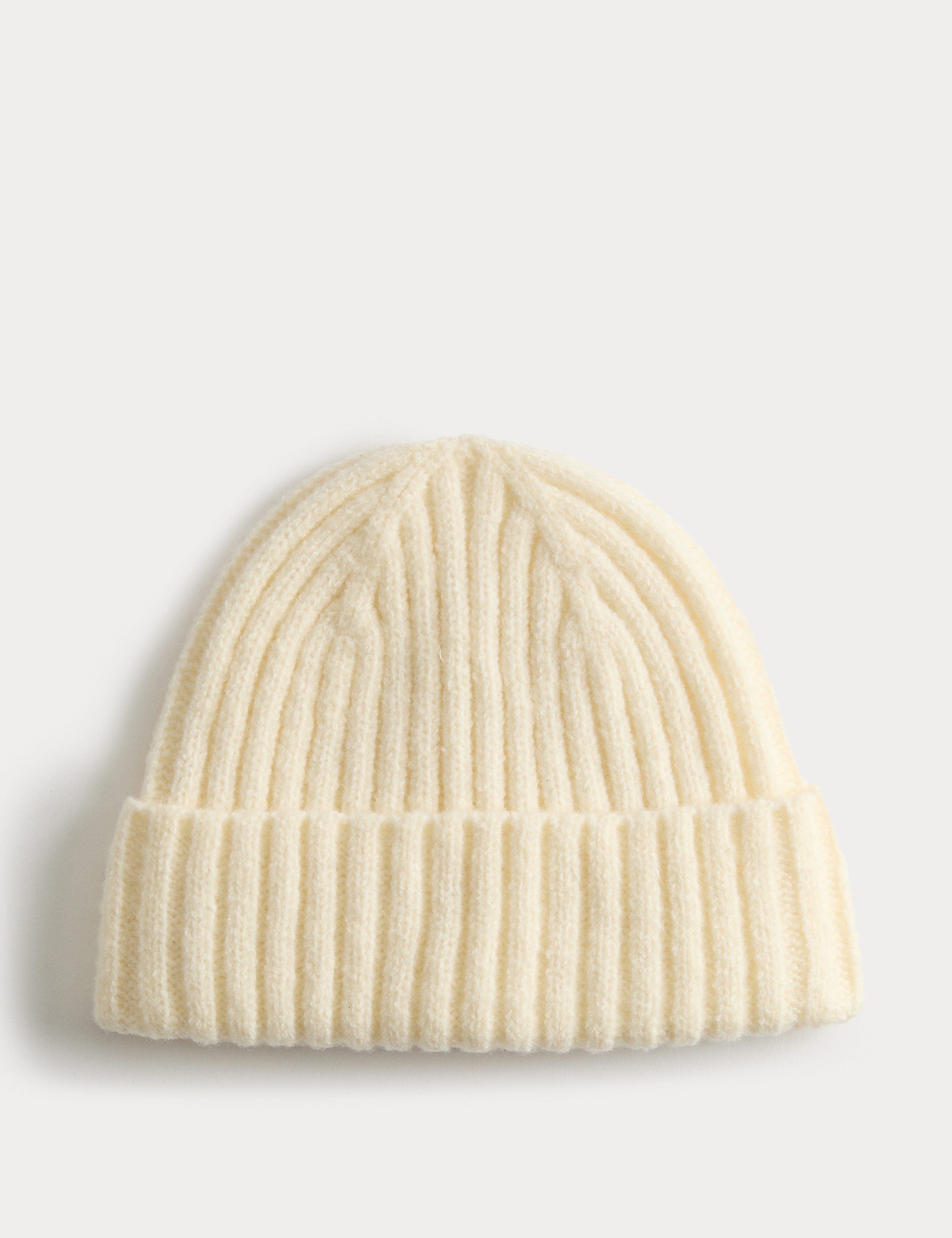 Kids' Knitted Ribbed Beanie Hat (0-13 Yrs) 1 of 1