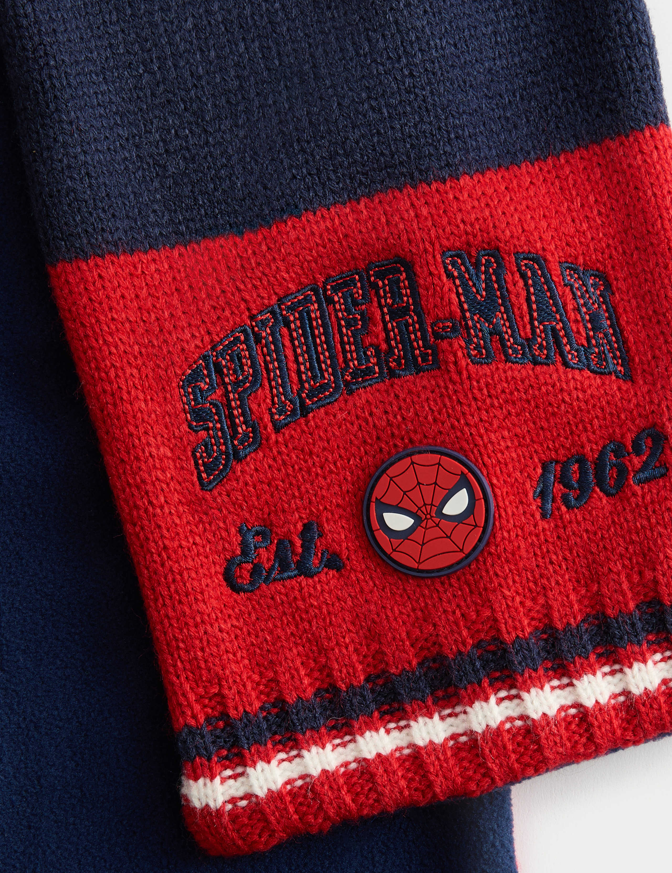 Kids’ Spider-Man™ Hat, Scarf and Mittens Set (1-13 Yrs) 2 of 2