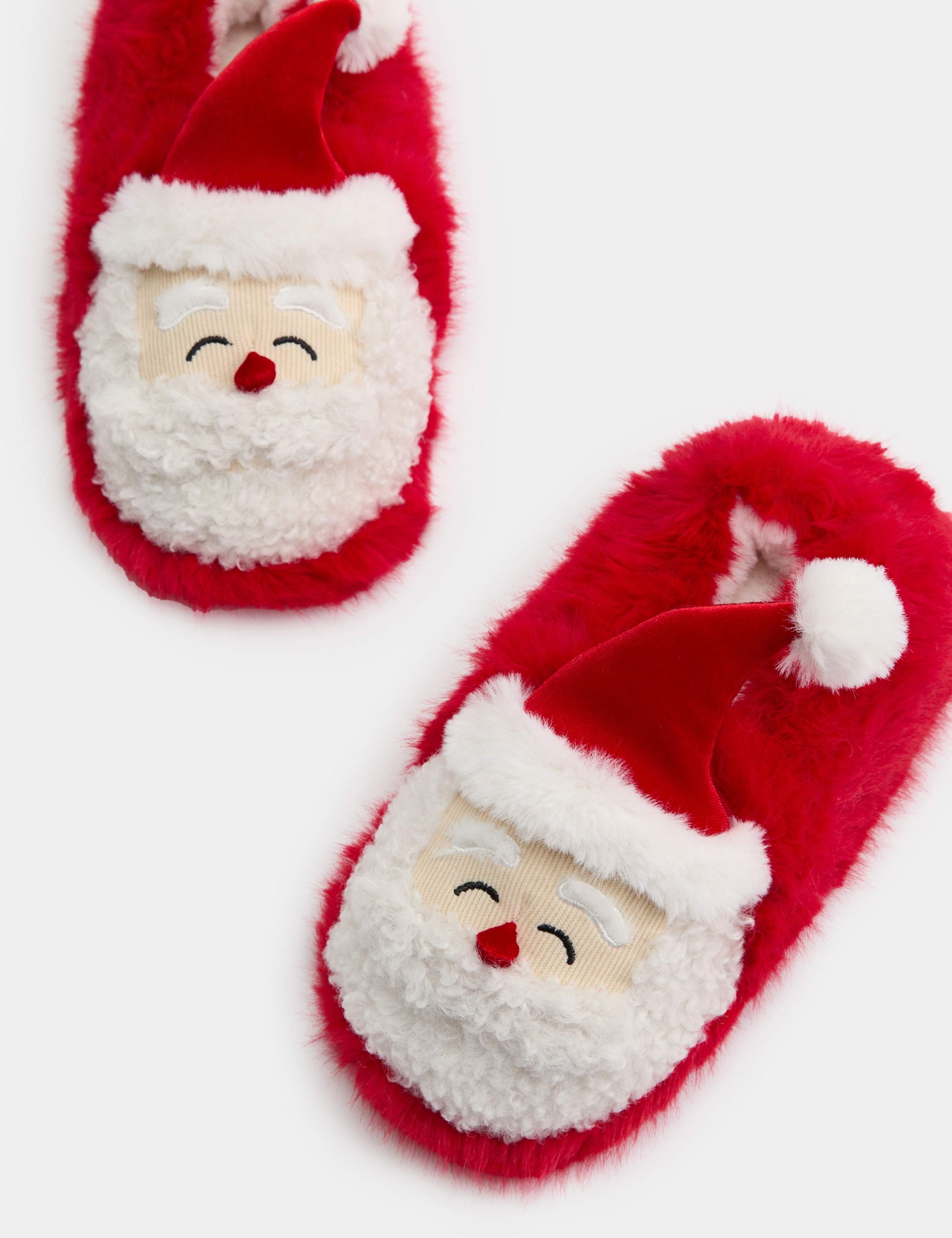Kids' Christmas Santa Elastic Back Slippers (4 Small-2 Large) 3 of 3