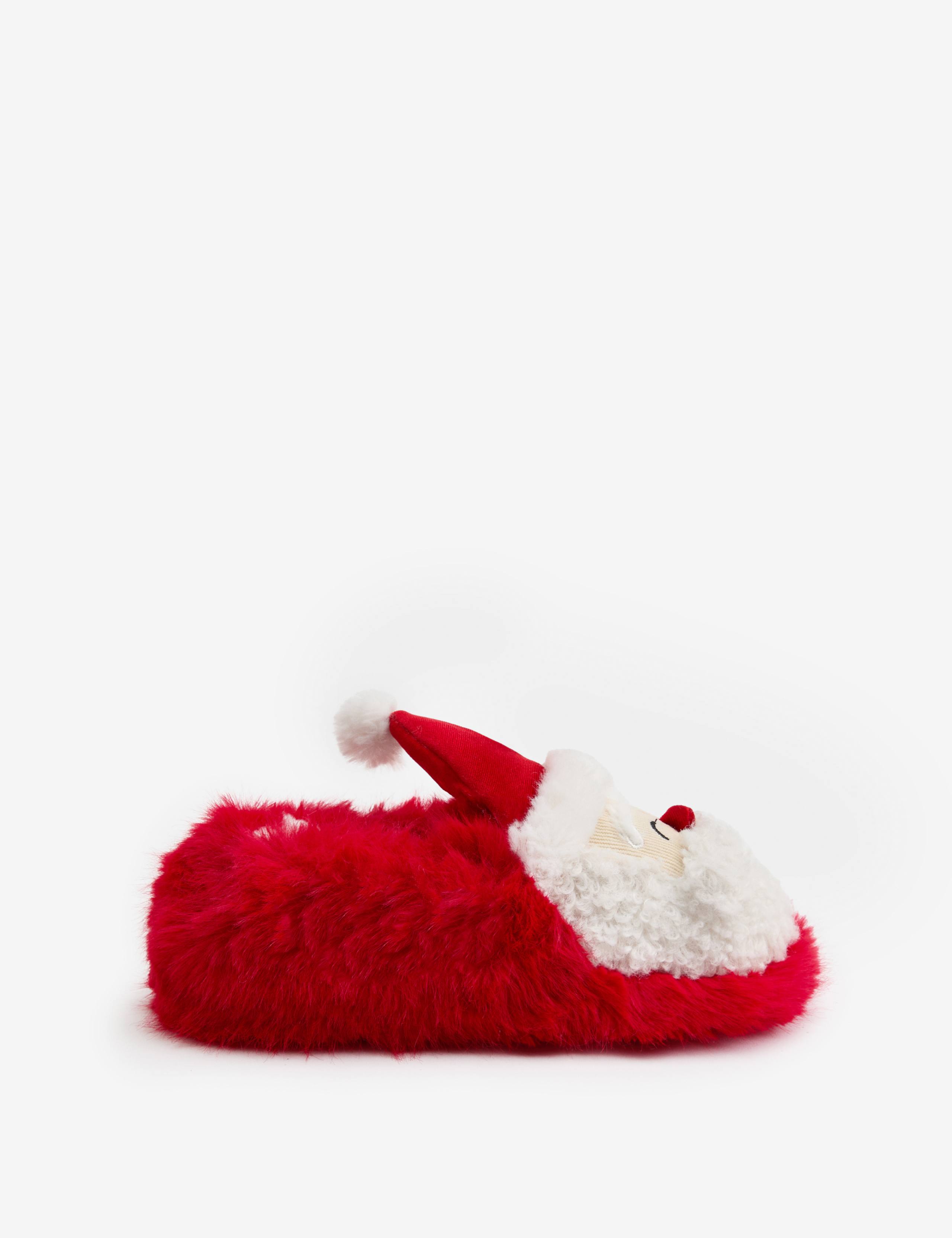 Kids' Christmas Santa Elastic Back Slippers (4 Small-2 Large) 2 of 3