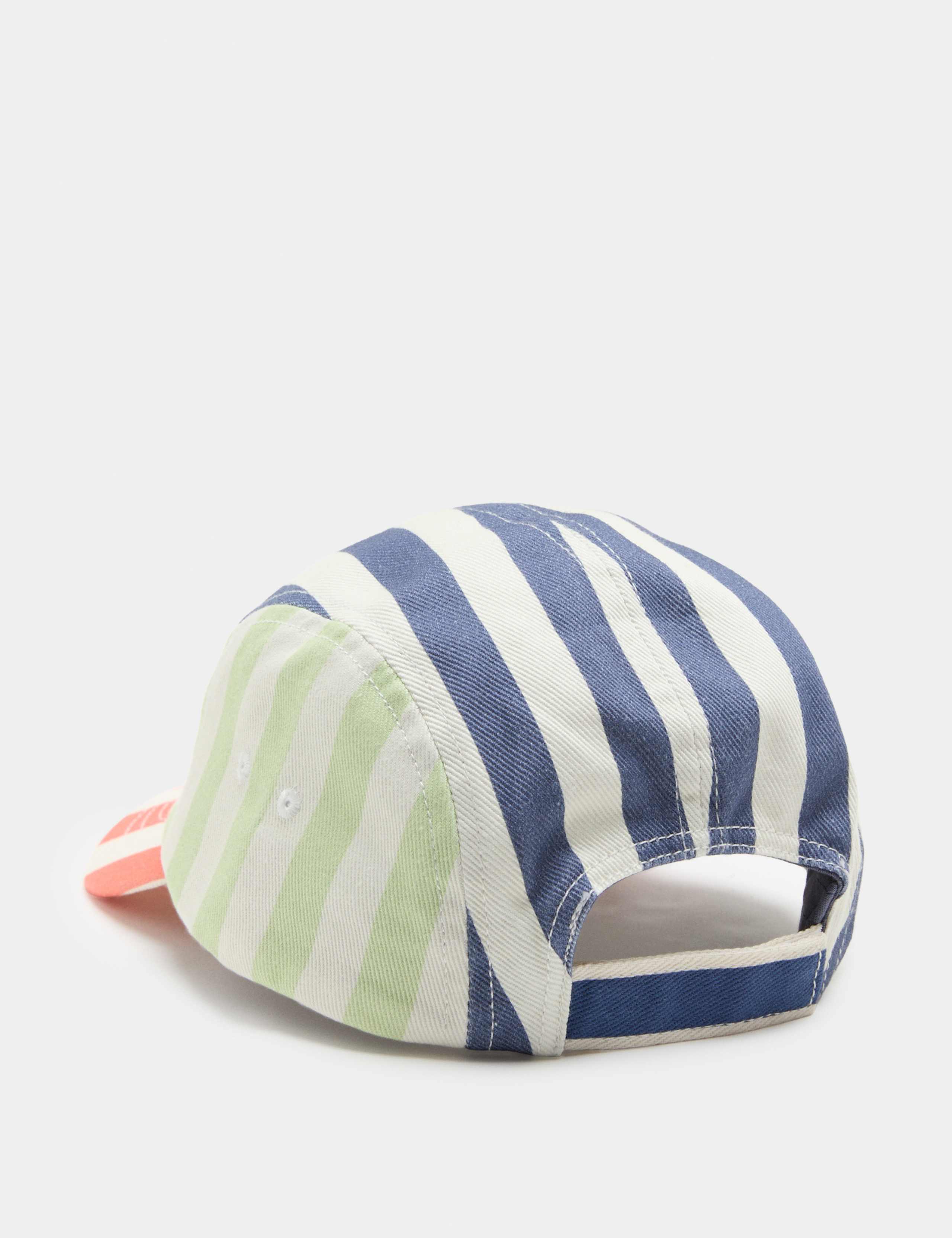 Kids' Colourblock Stripe Panel Baseball Cap (3-13 Yrs) 3 of 3