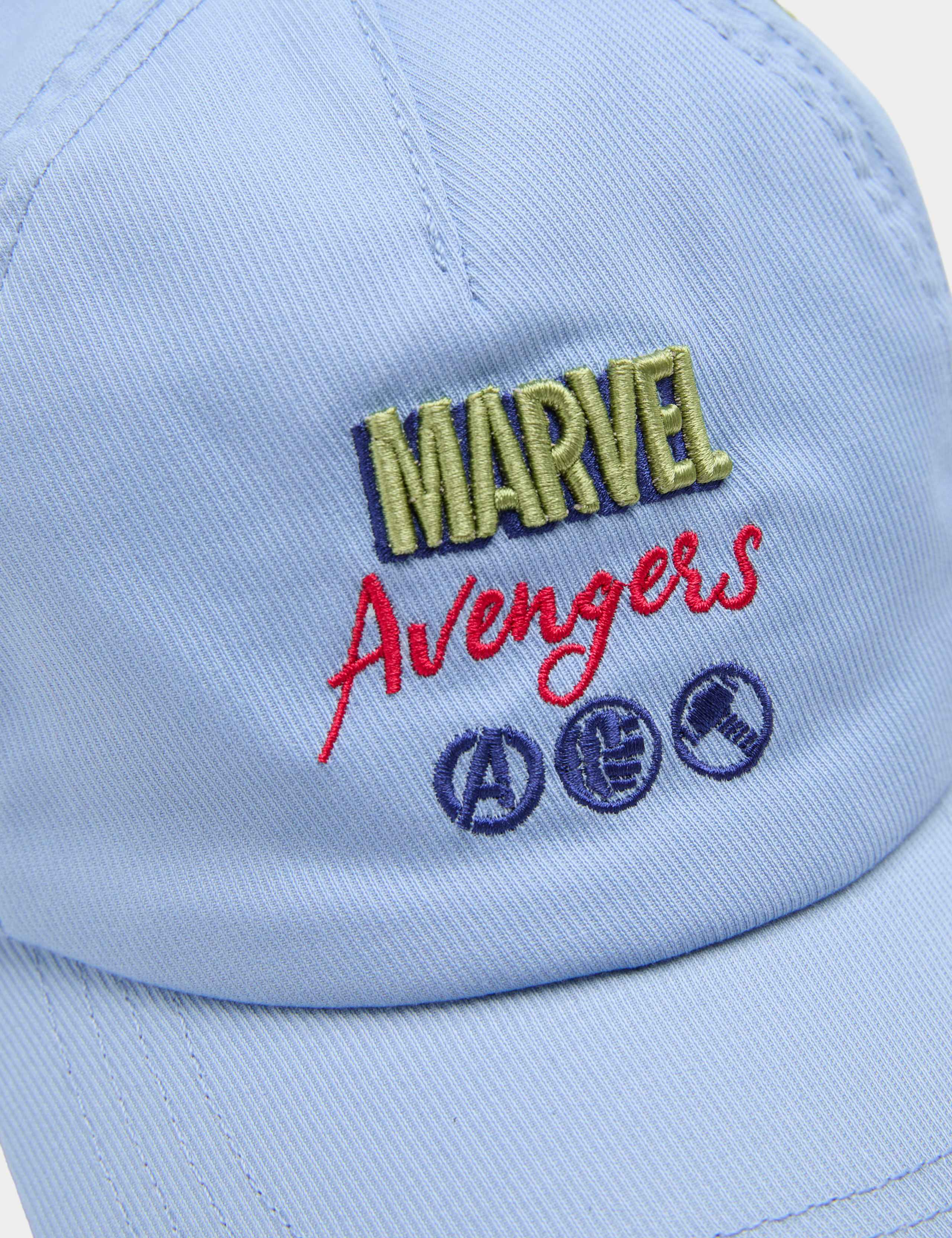 Kids' Pure Cotton Marvel™ Avengers™ Cap (3-13 Yrs) 2 of 3