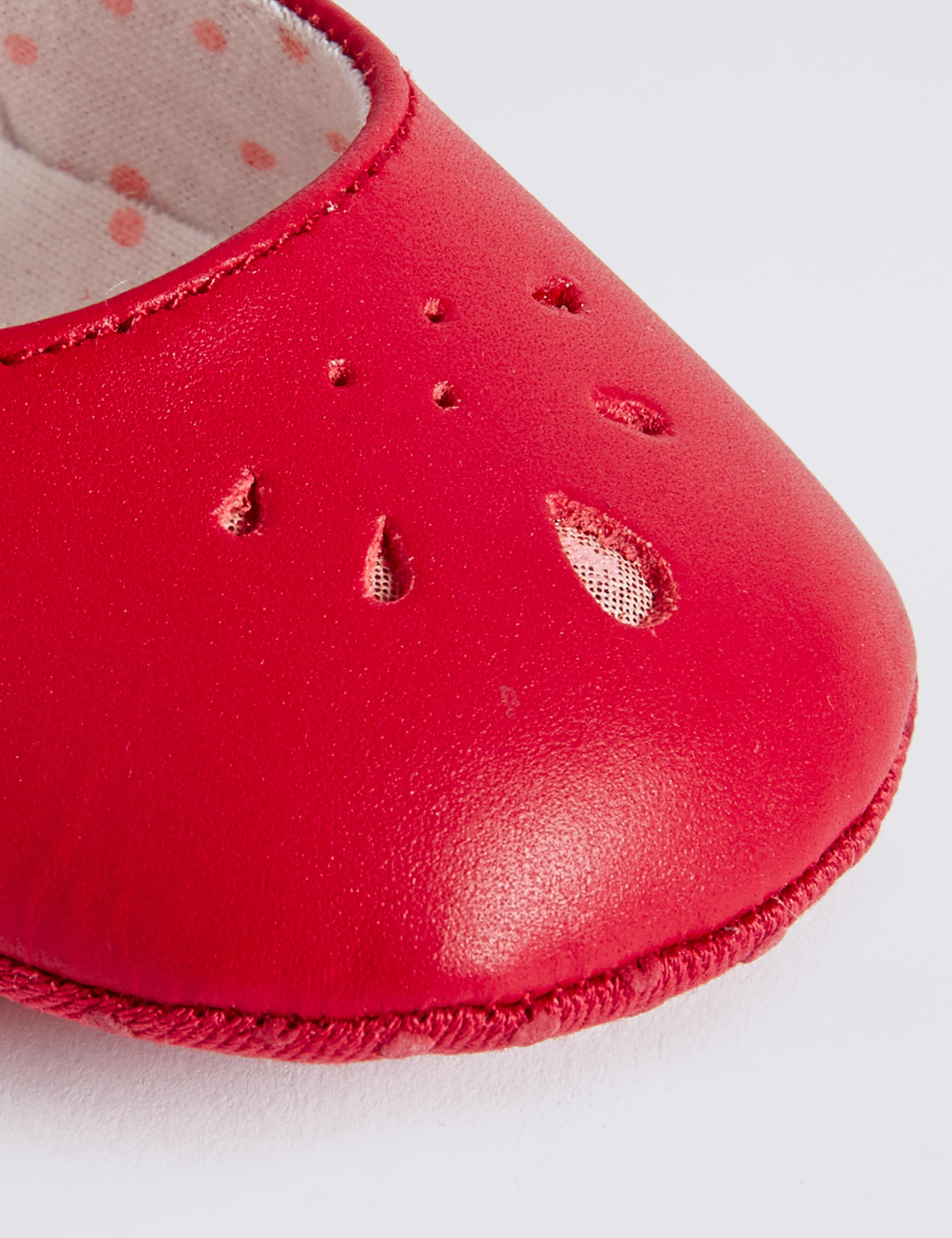 Baby Leather Riptape Pram Shoes 4 of 4