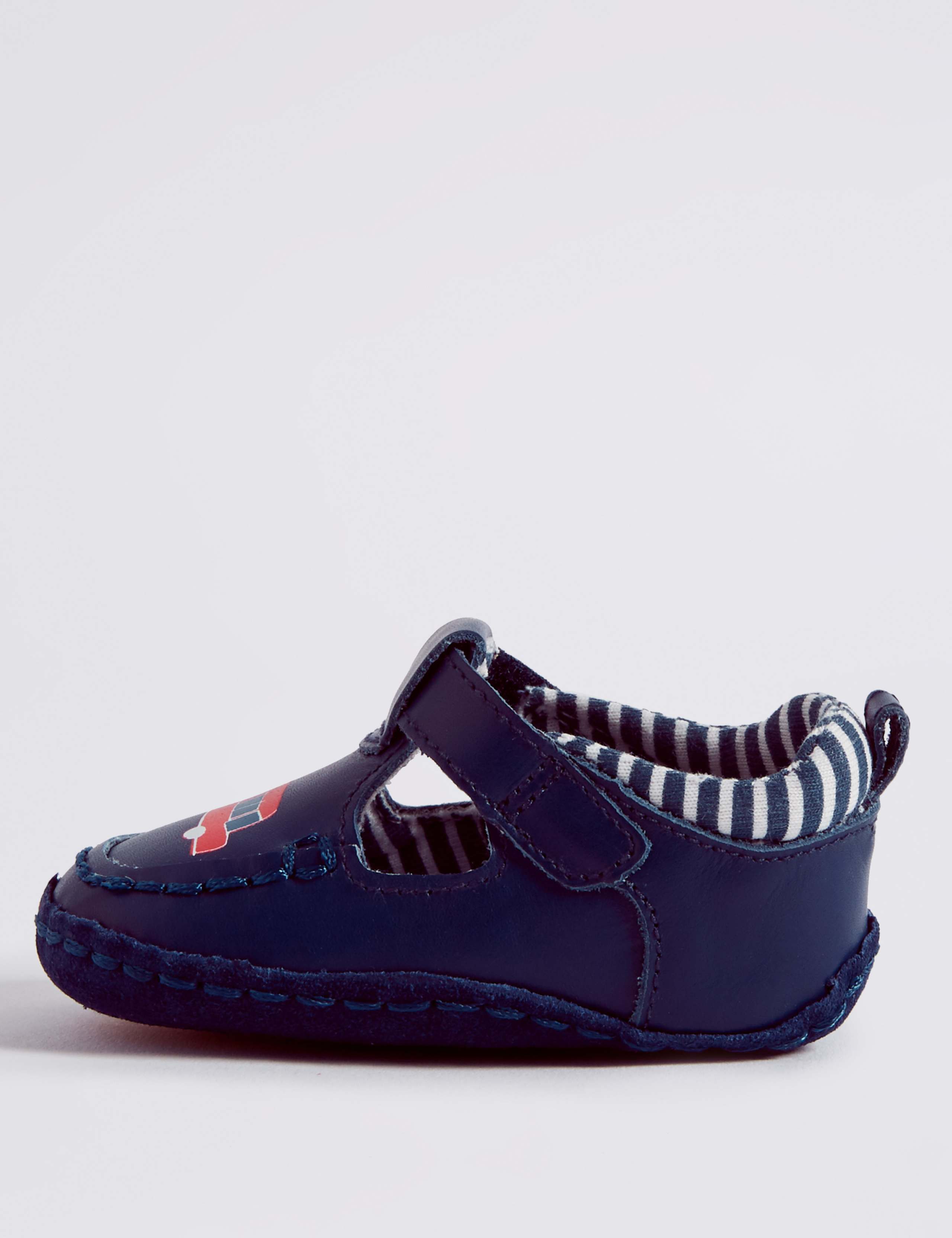Baby Leather Riptape Bus Cruiser Shoes 3 of 4
