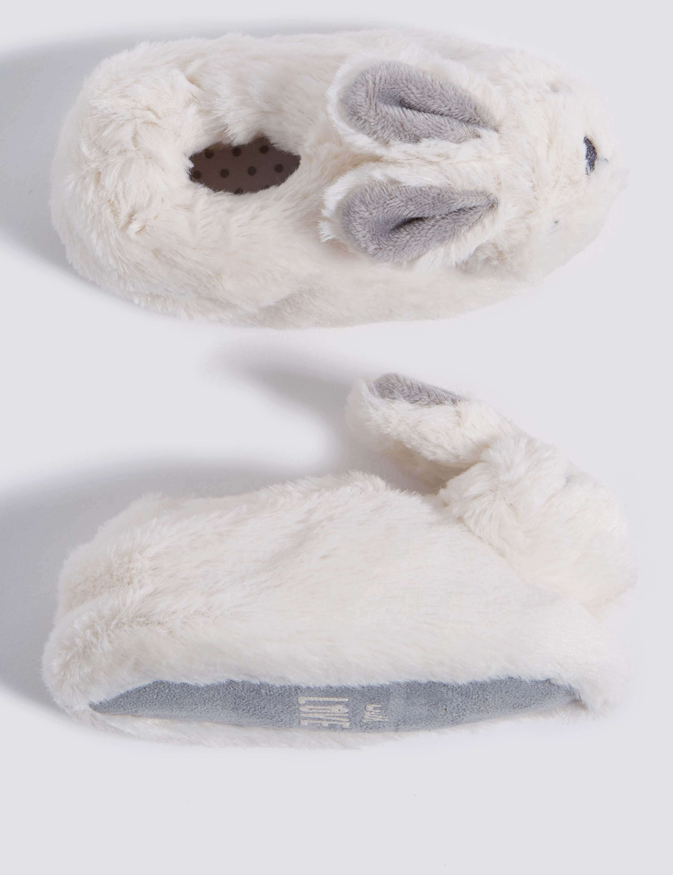 Baby Bunny Rattle Slip-on Shoes (0-18 Months) 2 of 4