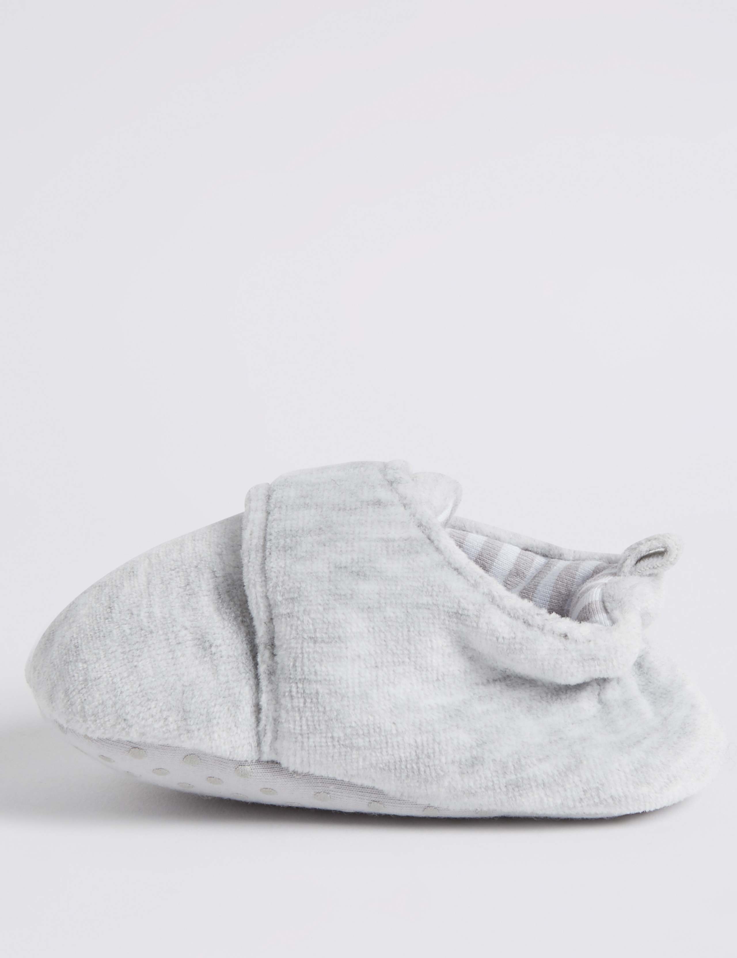 Baby Padded Riptape Slippers (0-18 Mths) 3 of 4