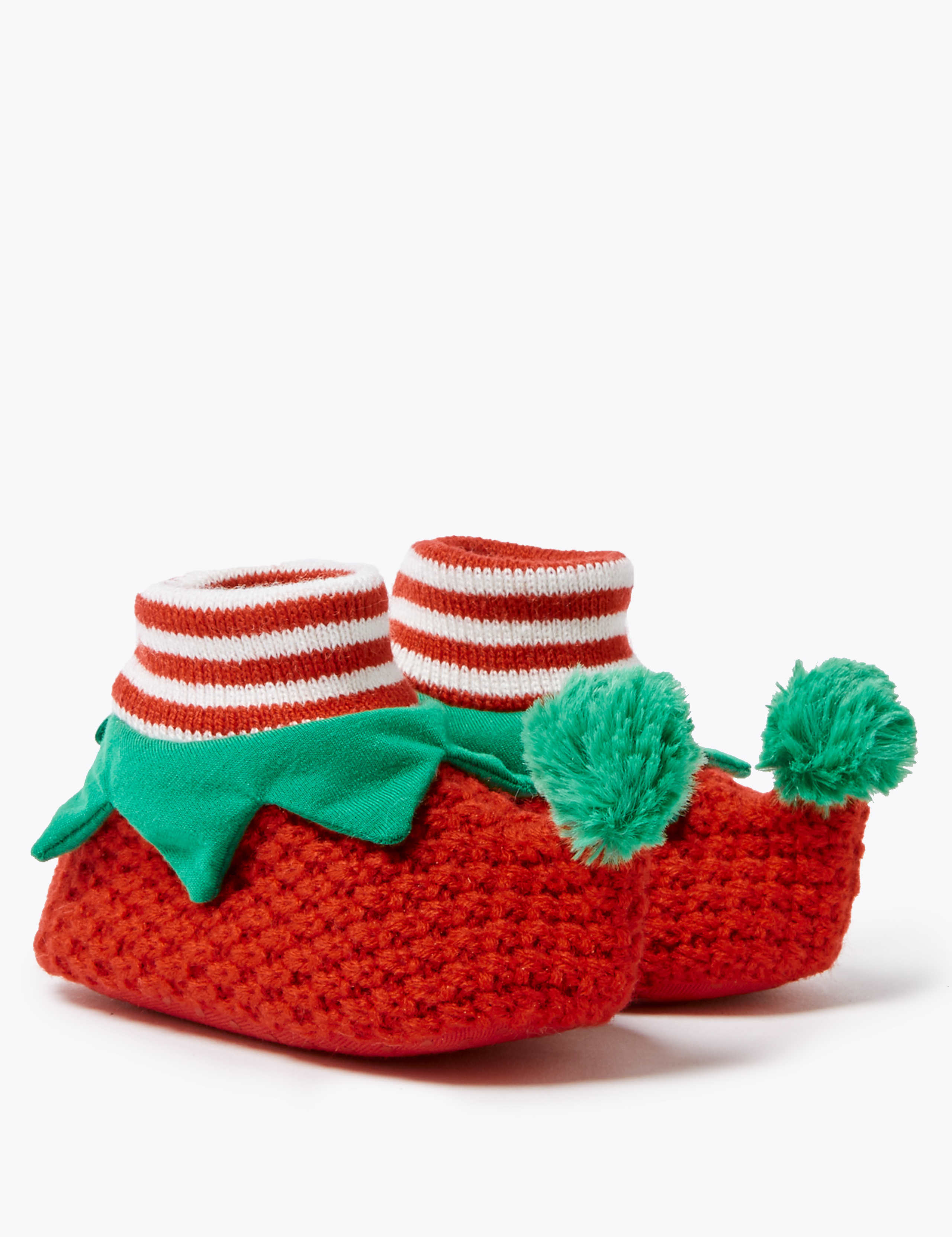 Baby Knitted Elf Shoes (0-18 Months) 1 of 5