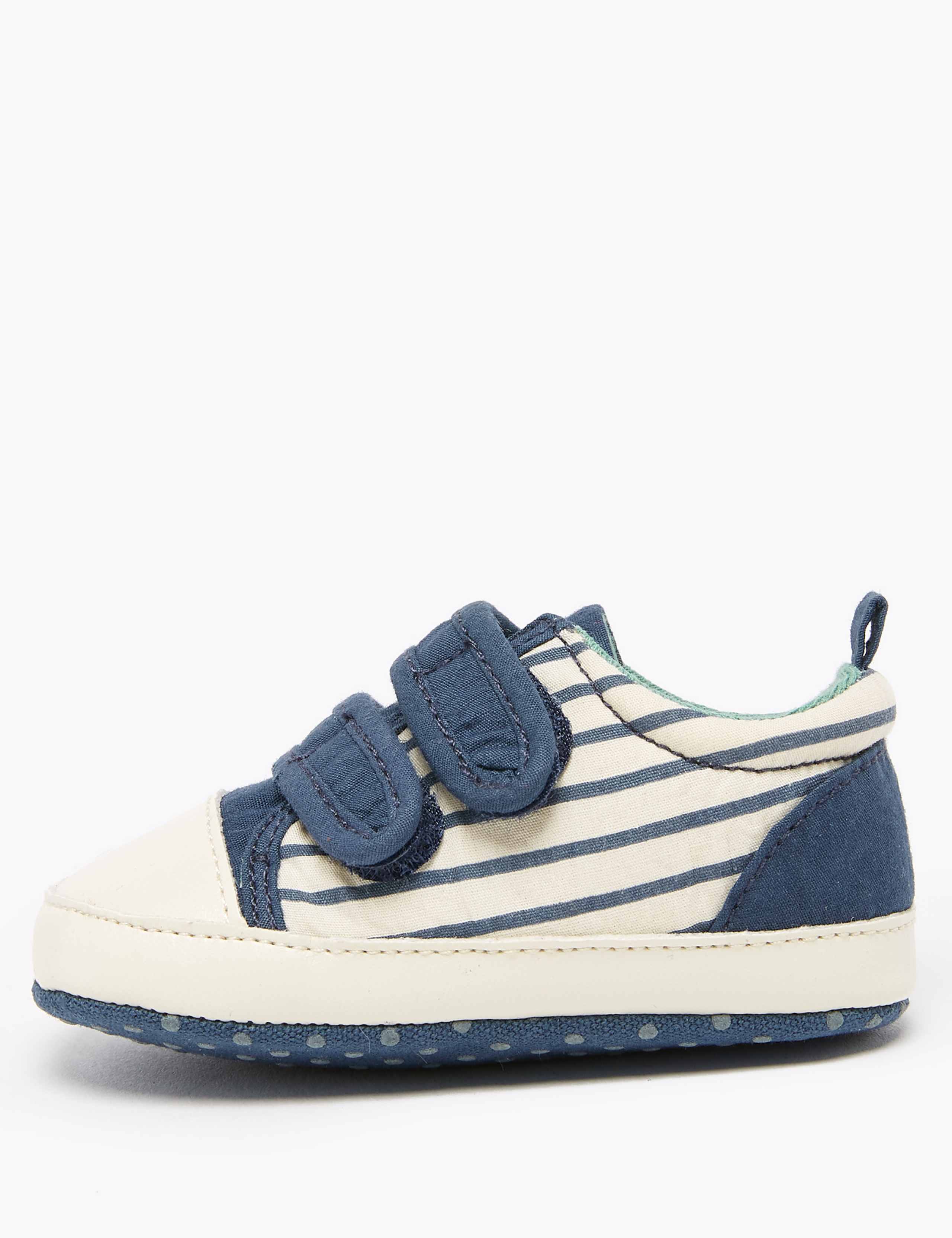 Baby Riptape Striped Trainers (0-3 Mths) 3 of 4