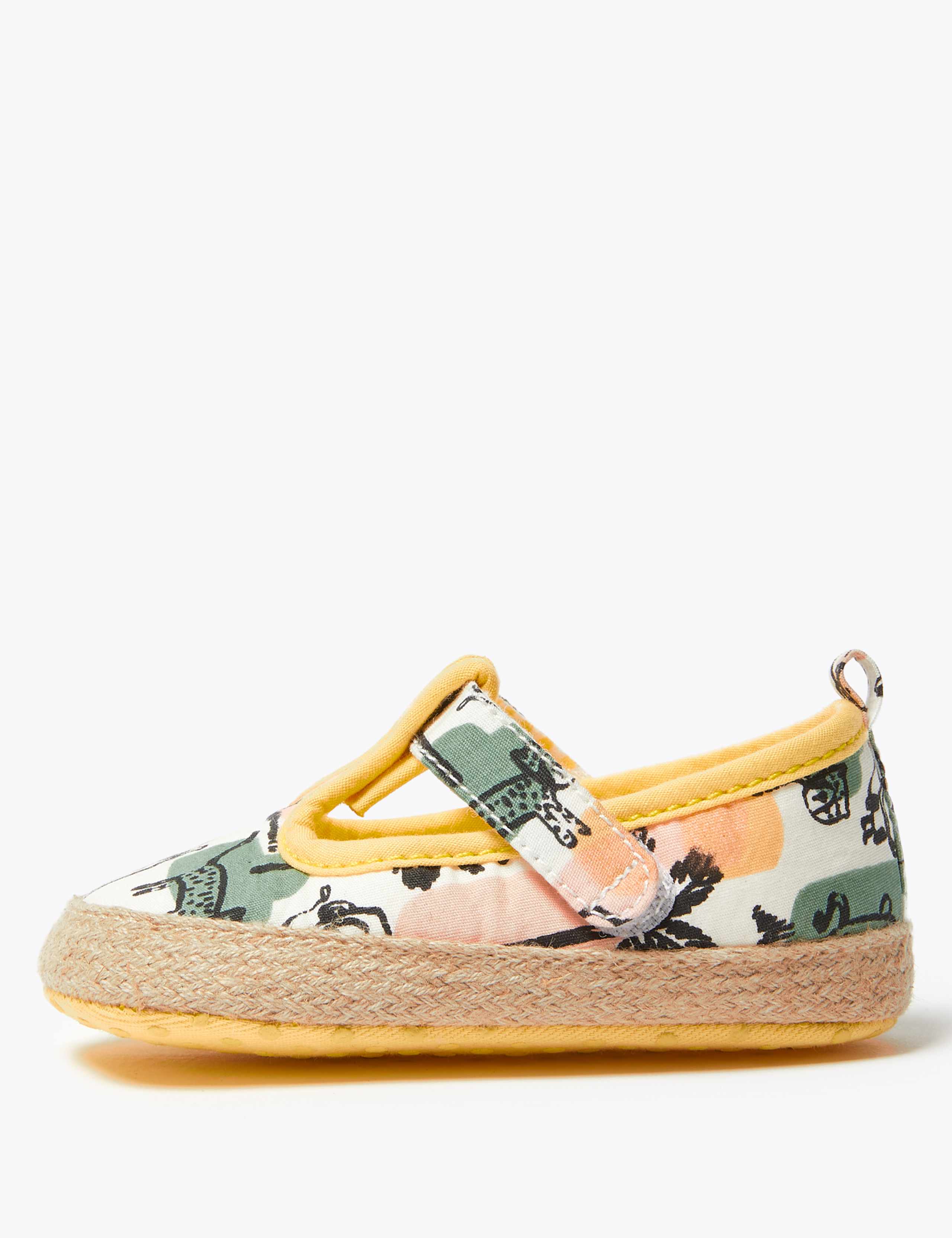 Baby Jungle Print Pram Shoes (0-18 Mths) 3 of 4