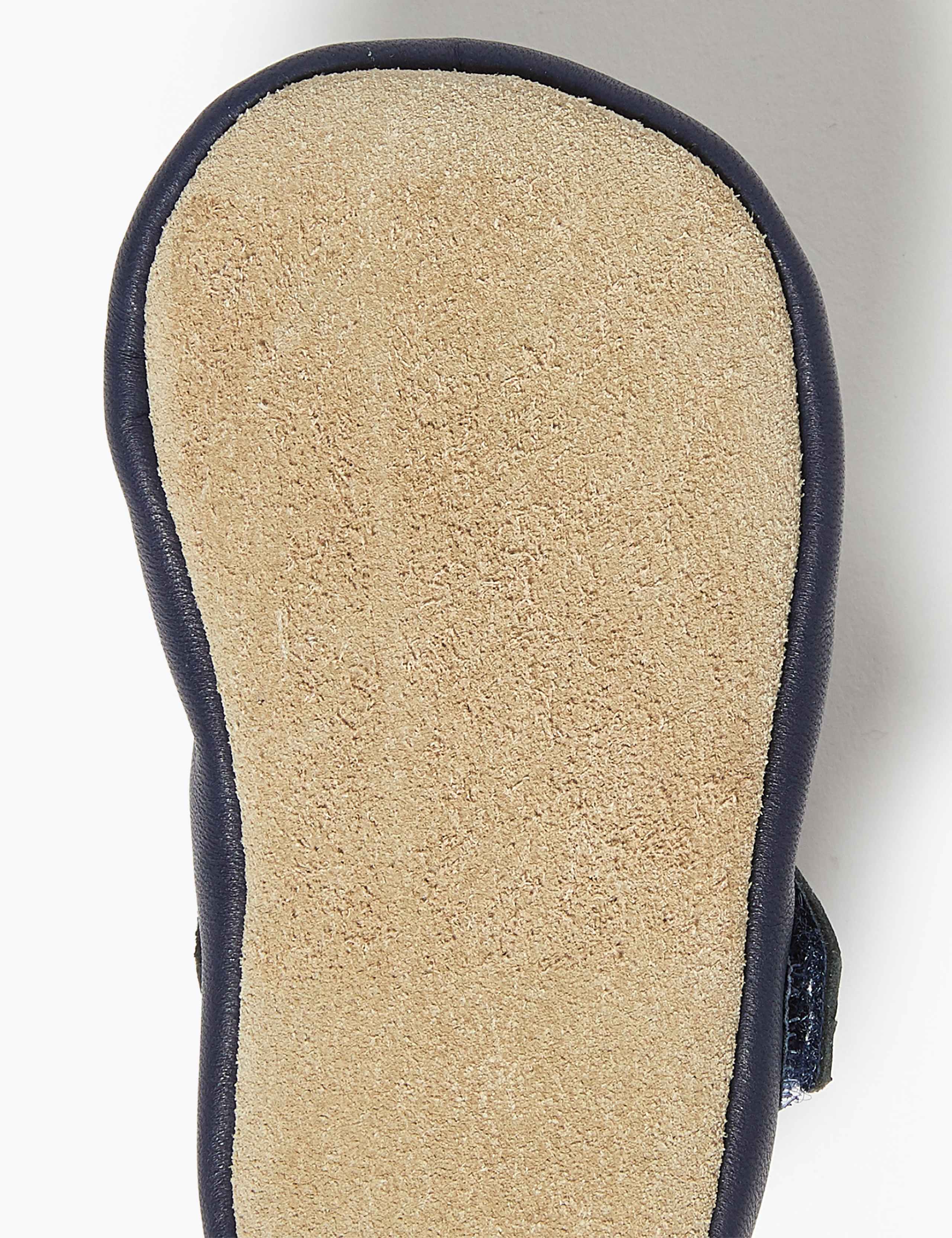 Baby Leather T-Bar Pram Shoes (0-12 Mths) 4 of 4