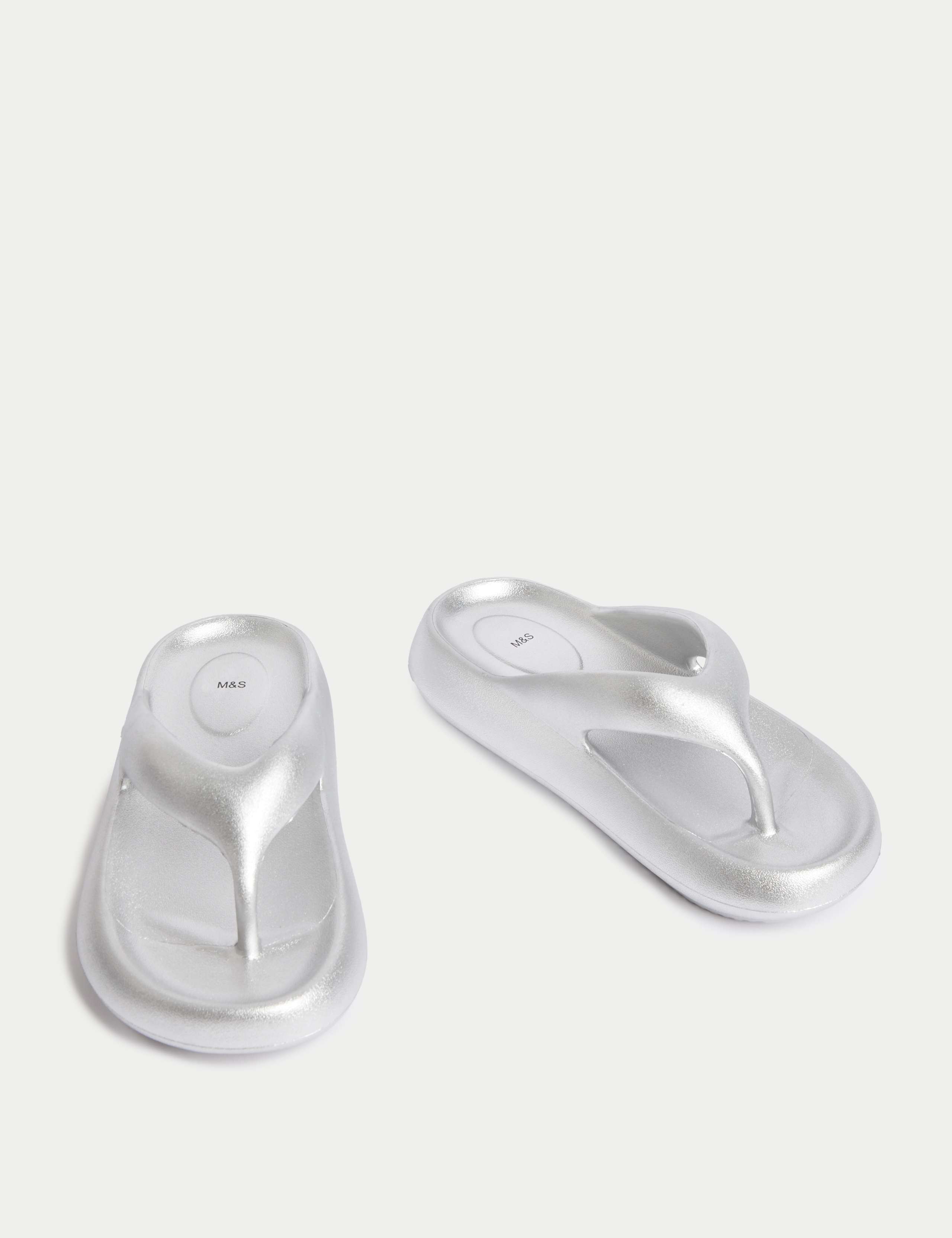 Kids' Plain Chunky Flip Flops (1 Large - 6 Large) 2 of 4