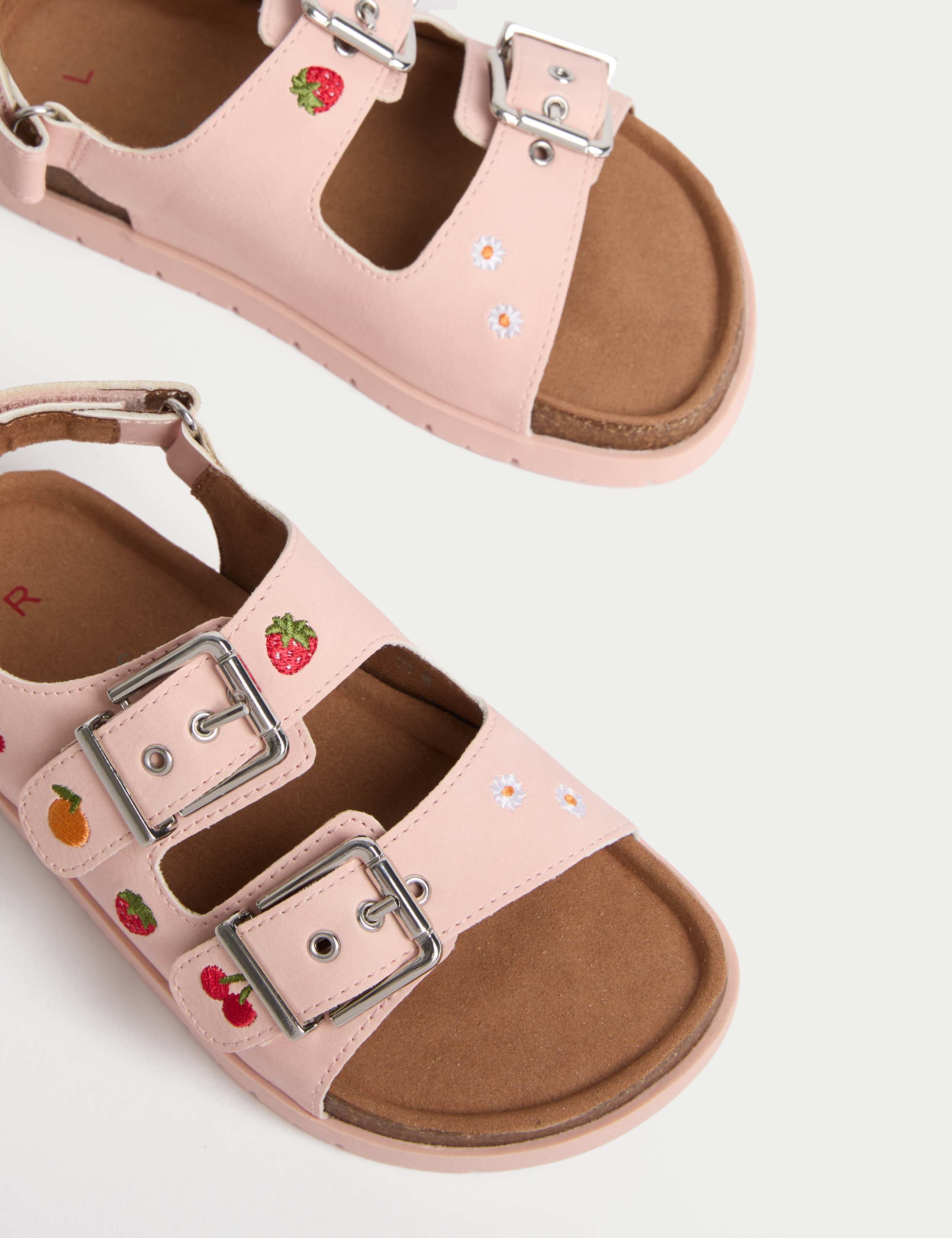 Kids' Patterned Footbed Sandals (4 Small - 2 Large) 1 of 4