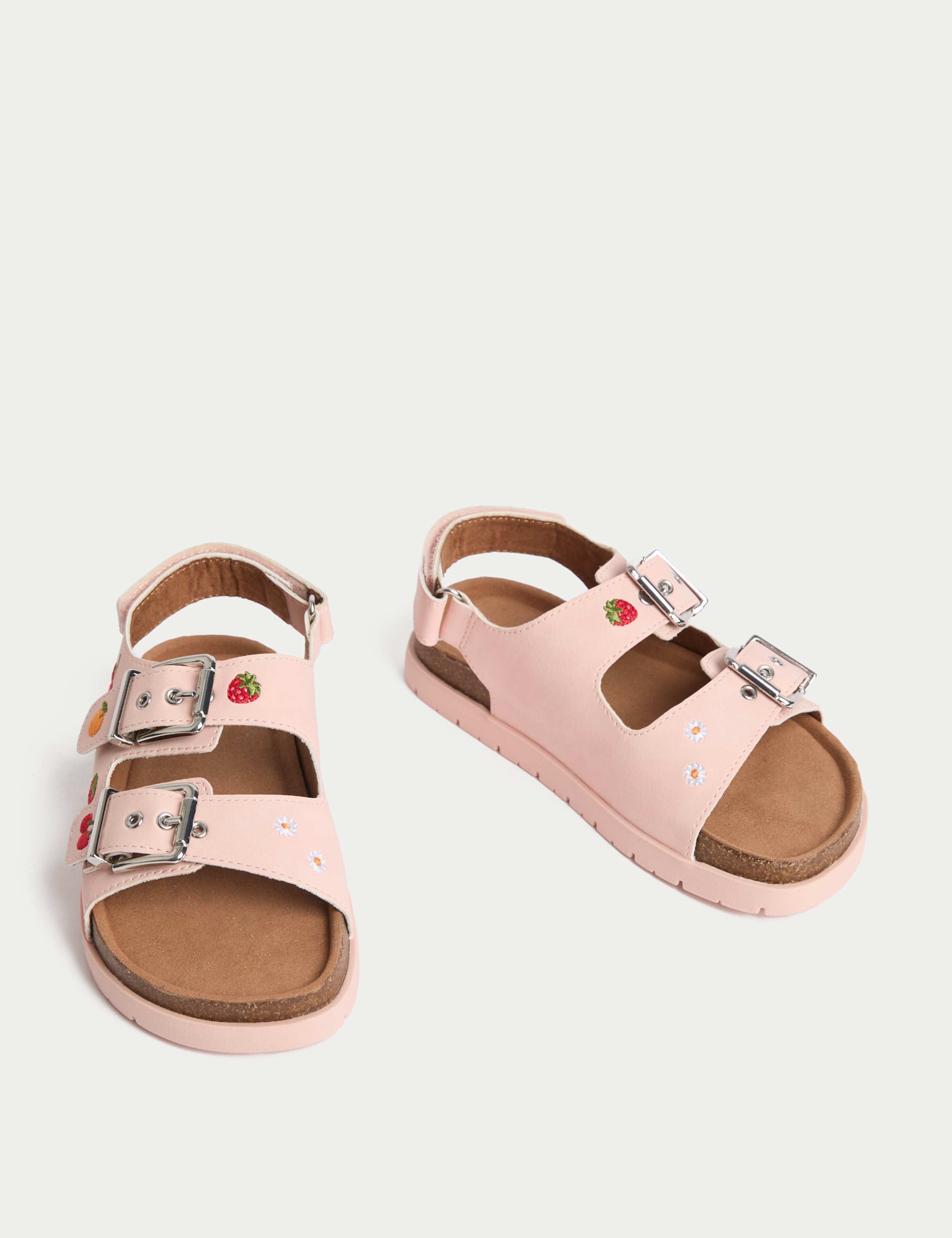 Kids' Patterned Footbed Sandals (4 Small - 2 Large) 2 of 4