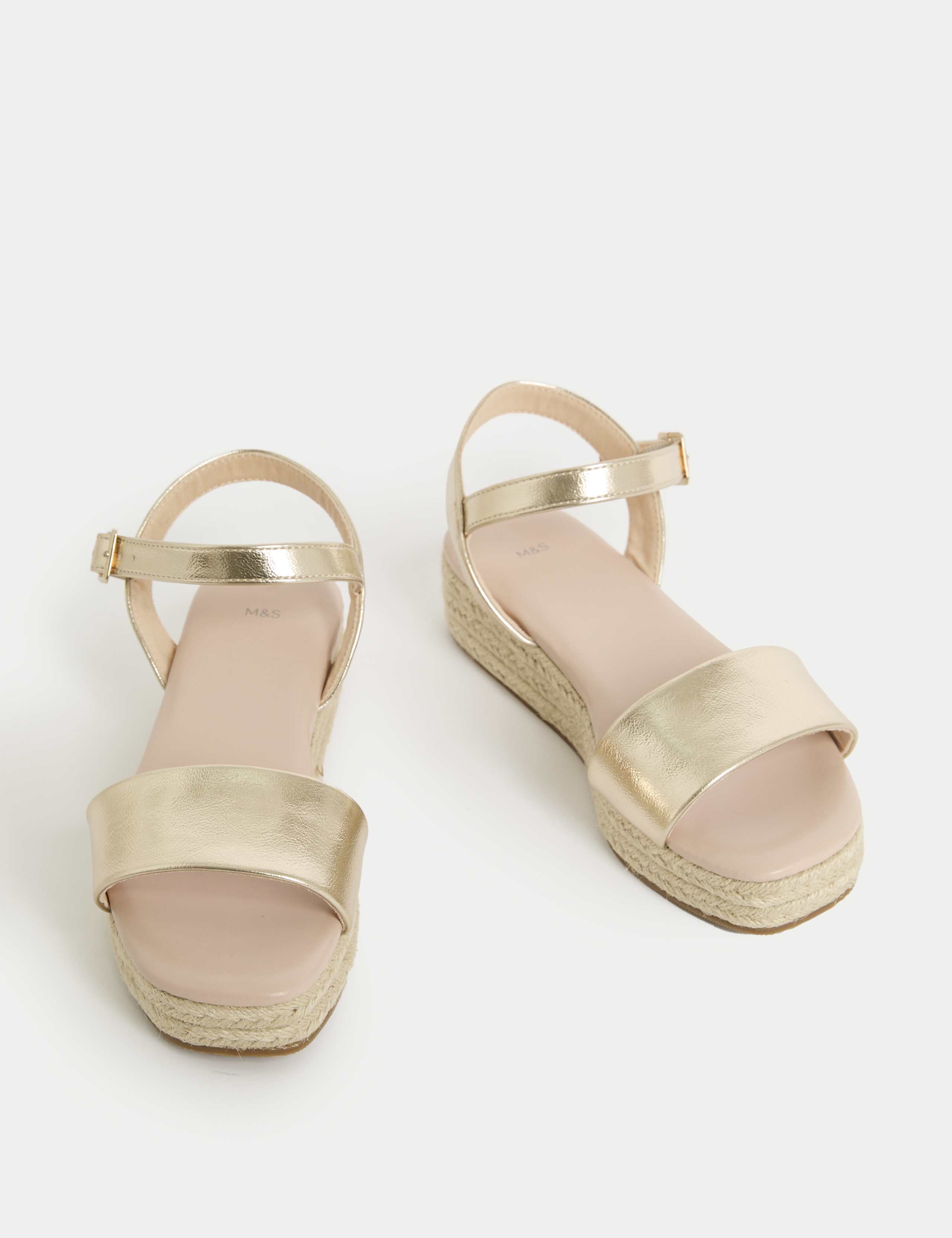Kids' Metallic Wedge Sandals (1 Large - 6 Large) 2 of 4
