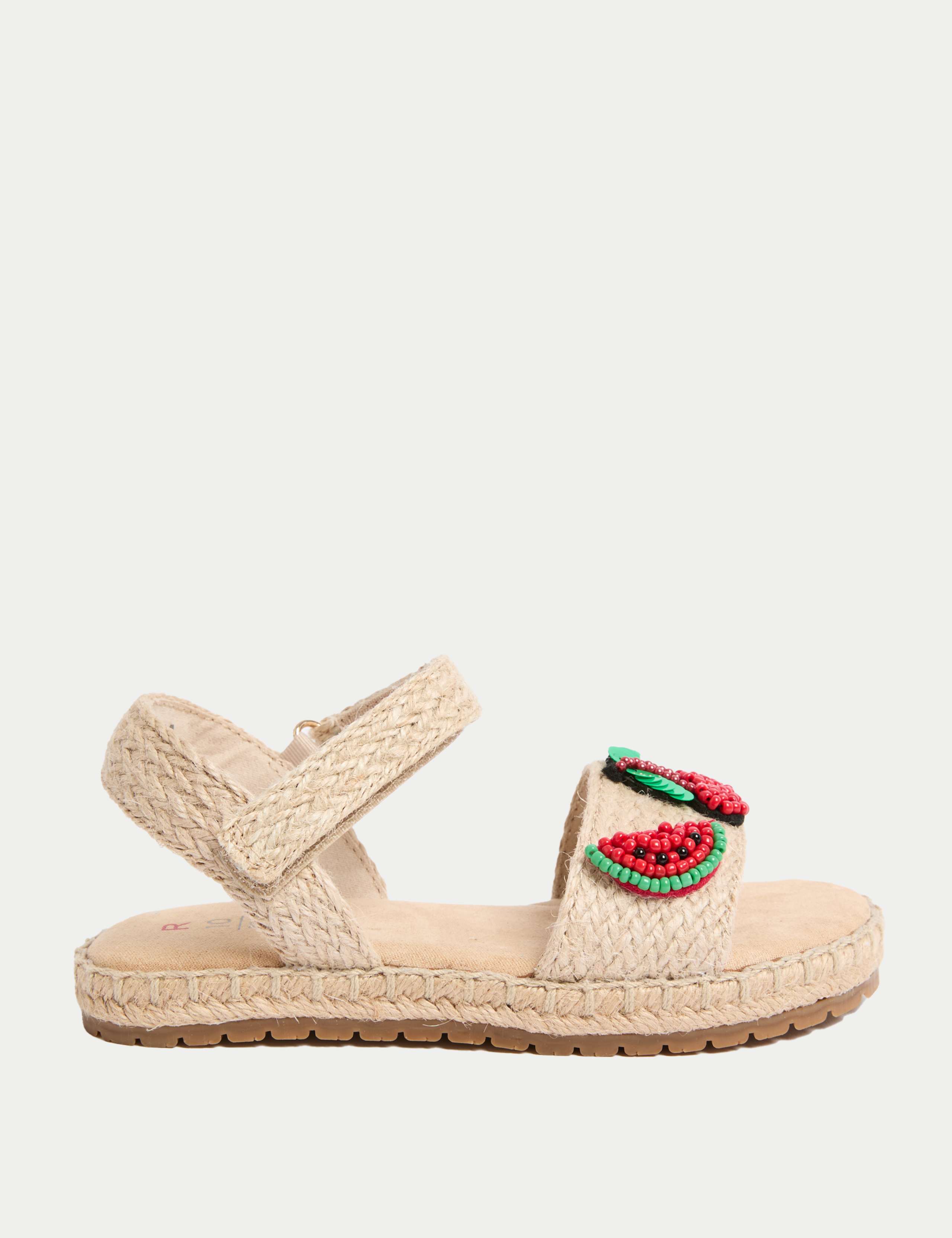 Kids' Raffia Beaded Fruit Sandals (4 Small - 2 Large) 3 of 4