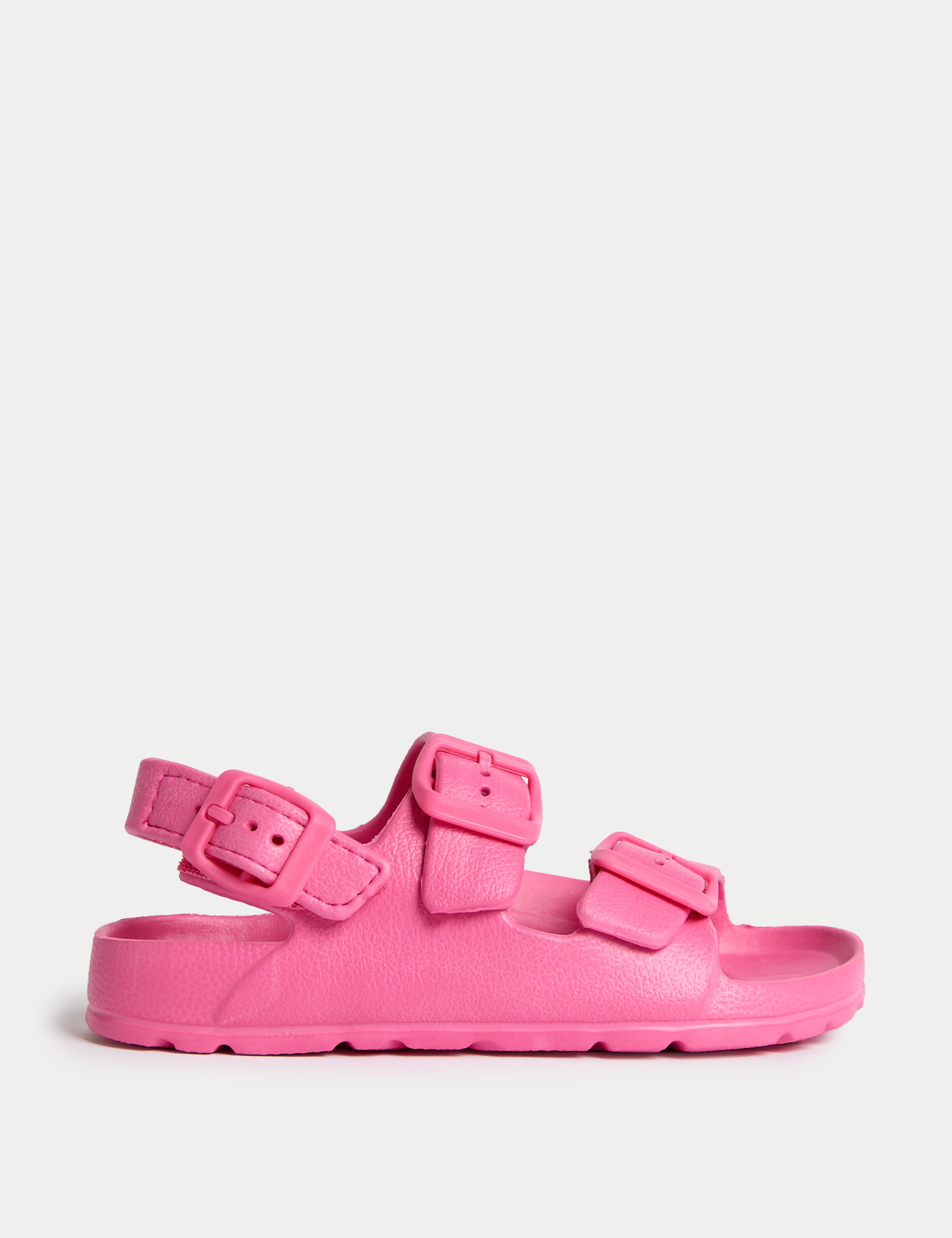 Kids' Plain Buckle Footbed Sandals (4 Small - 2 Large) 1 of 4