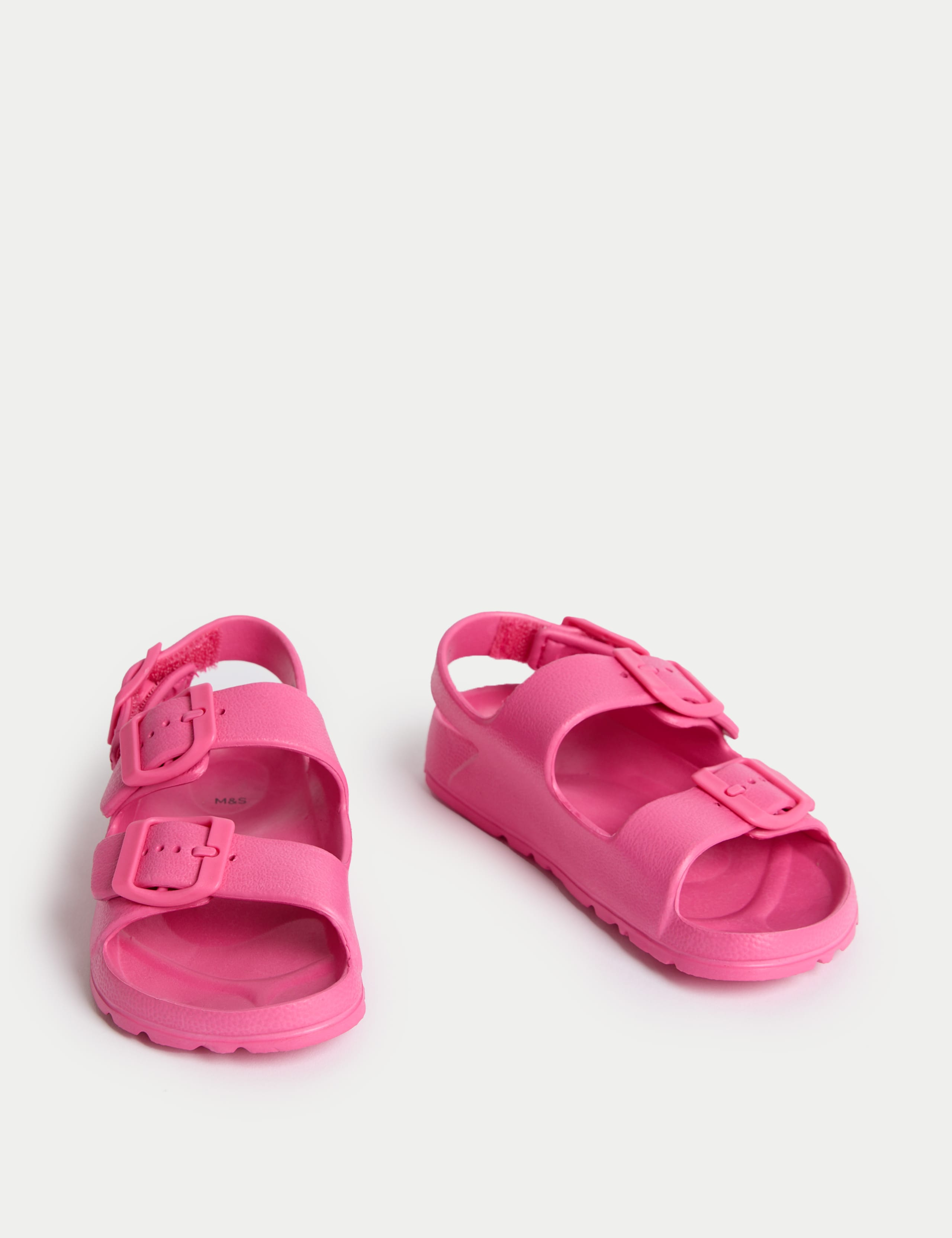 Kids' Plain Buckle Footbed Sandals (4 Small - 2 Large) 2 of 4