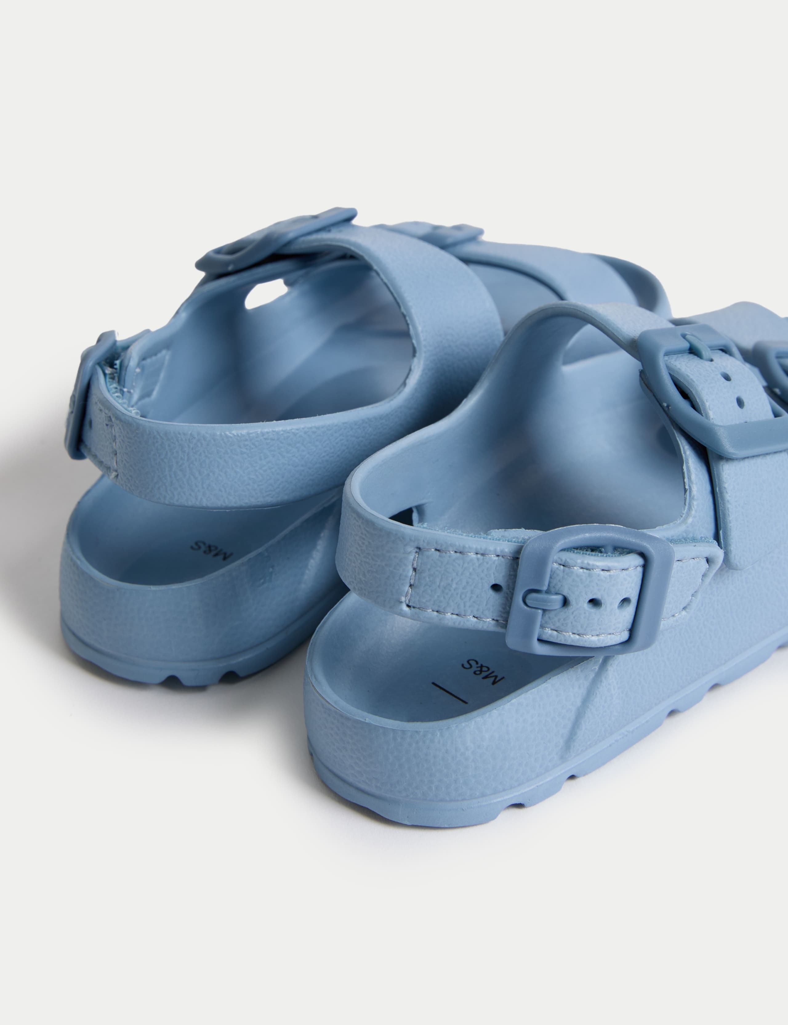 Kids' Plain Buckle Footbed Sandals (4 Small - 2 Large) 3 of 4