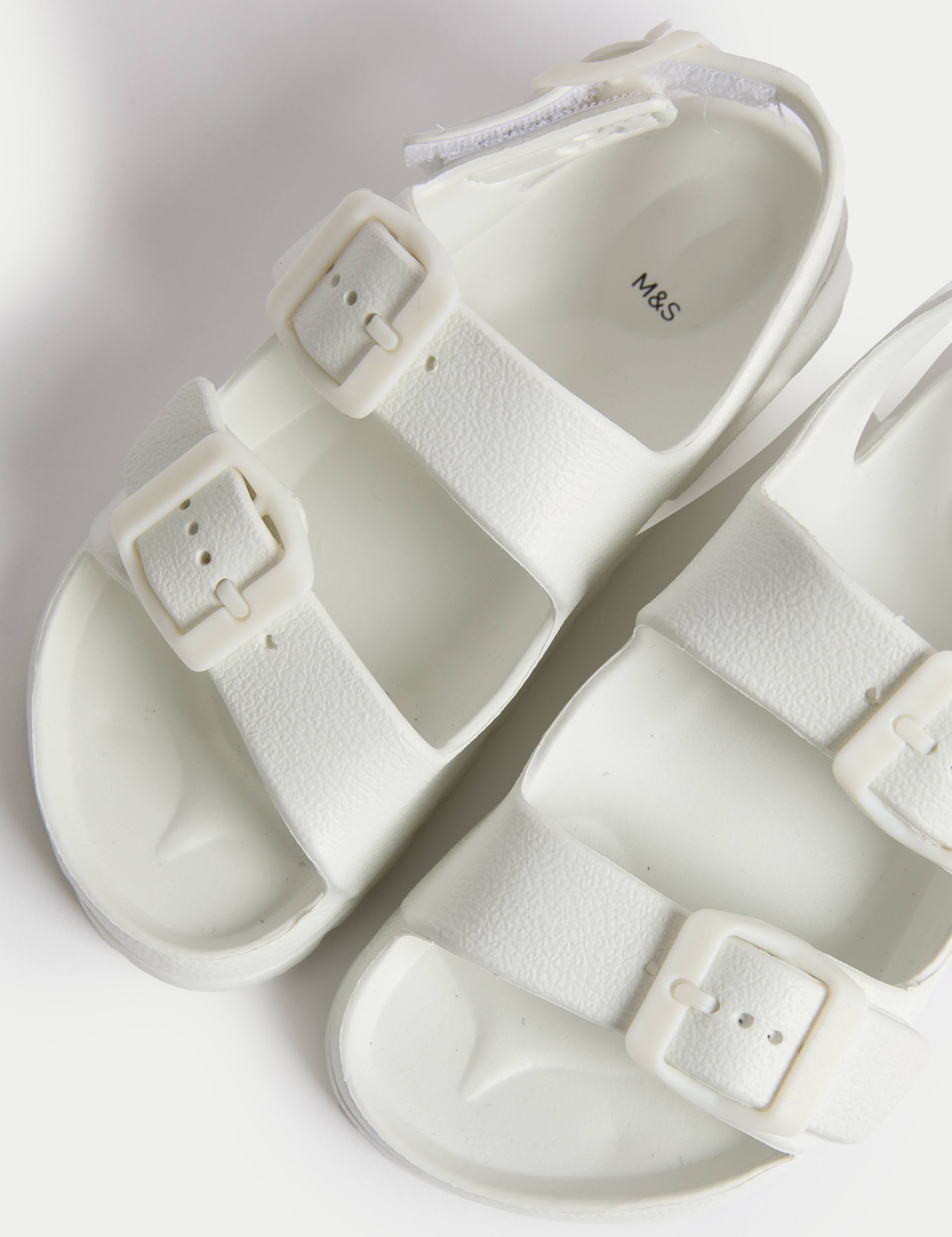 Kids' Plain Buckle Footbed Sandals (4 Small - 2 Large) 3 of 4