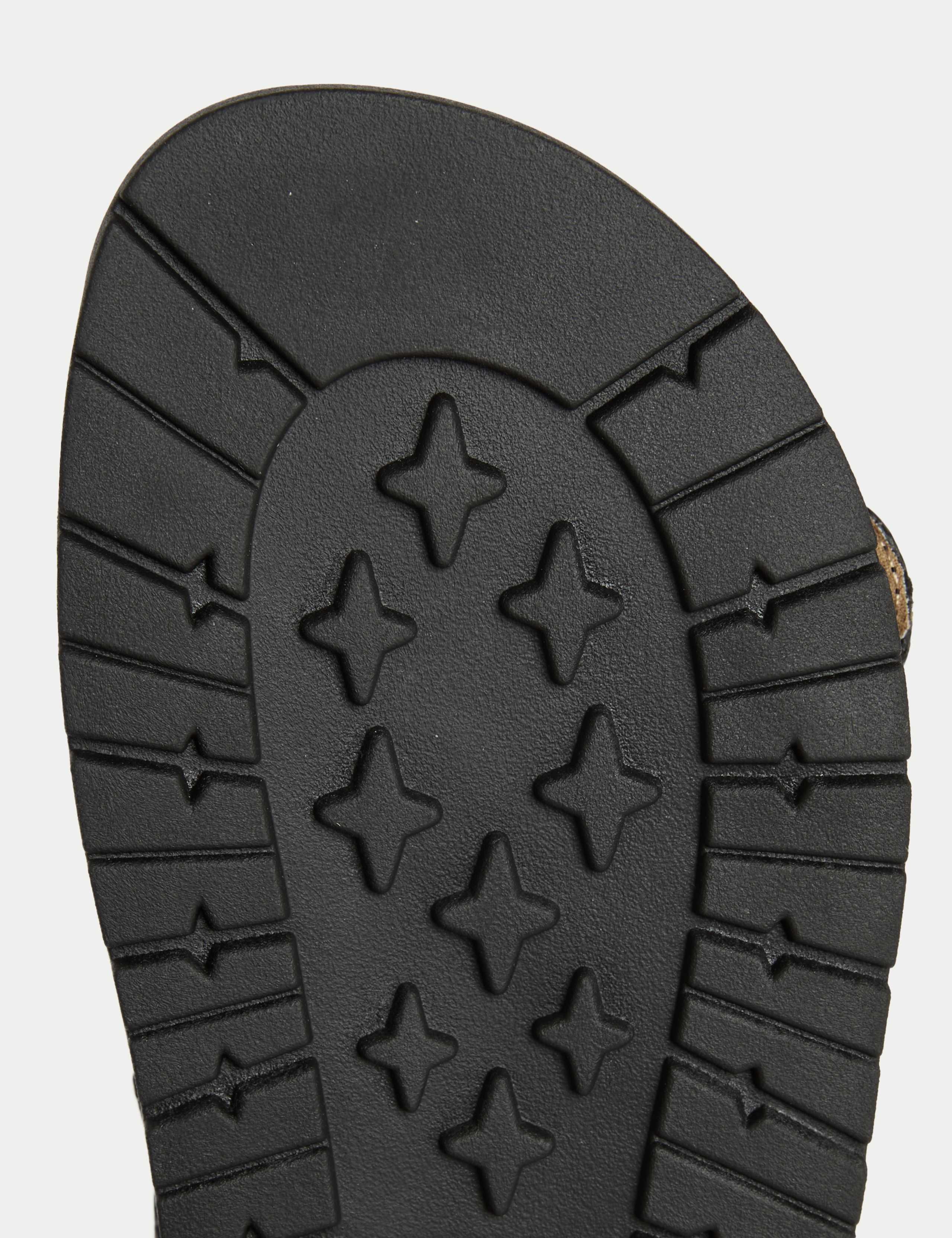 Kids' Plain Double Buckle Footbed Sandals (4 Small - 6 Large) 4 of 4