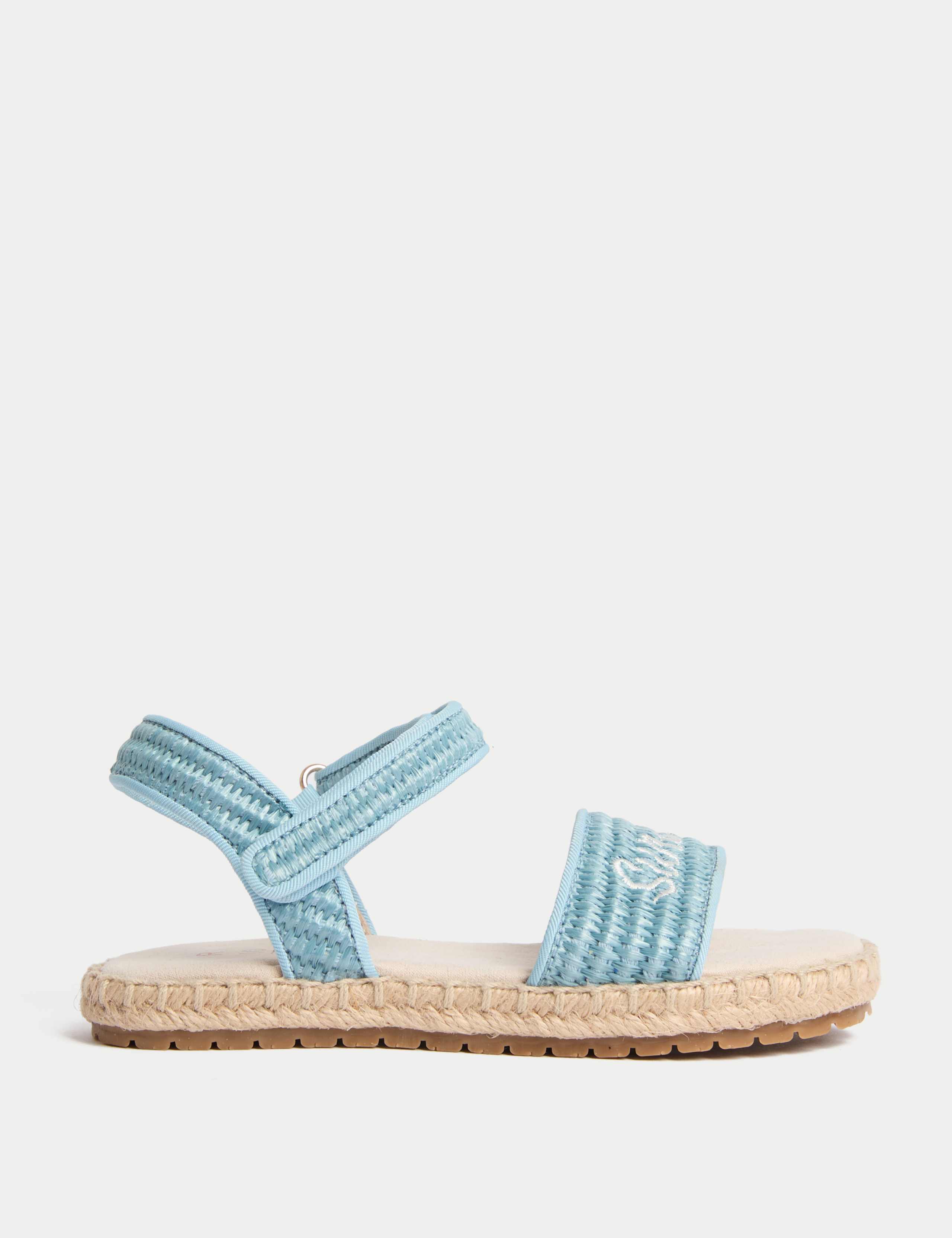 Kids' Embroidered Strap Sandals (4 Small - 2 Large) 3 of 4