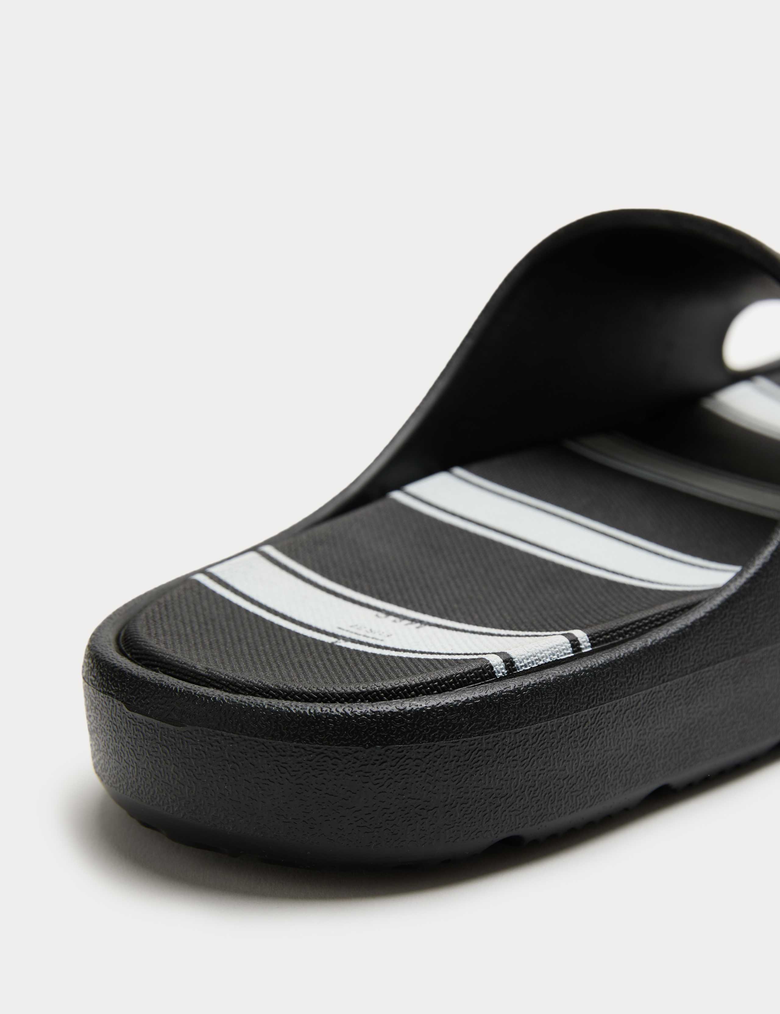 Kids' Striped Footbed Sliders (10 Small - 7 Large) 3 of 3