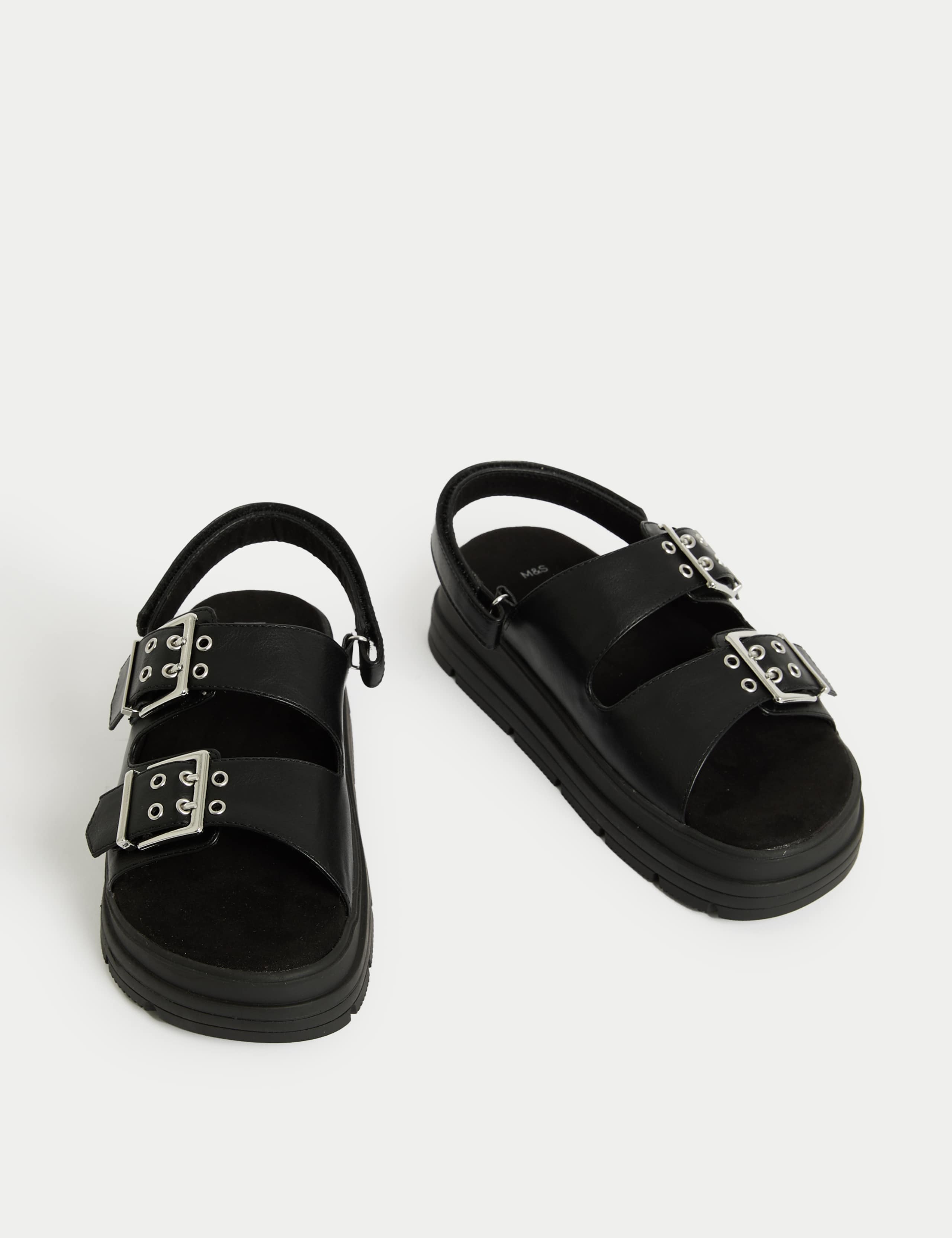 Kids' Chunky Buckle Footbed Sandals (1 Large - 6 Large) 2 of 4
