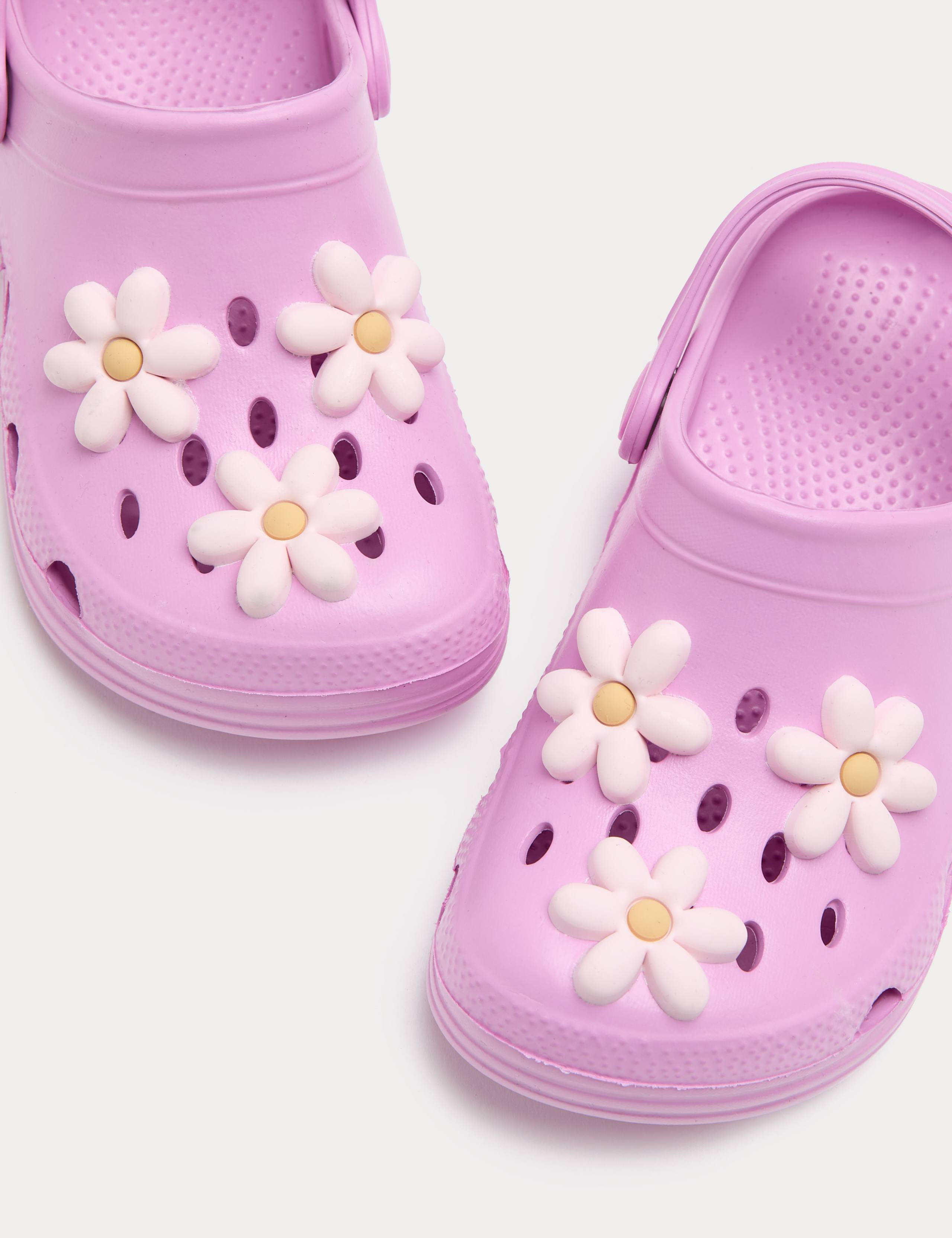 Kids' Flower Clogs (4 Small - 2 Large) 3 of 3