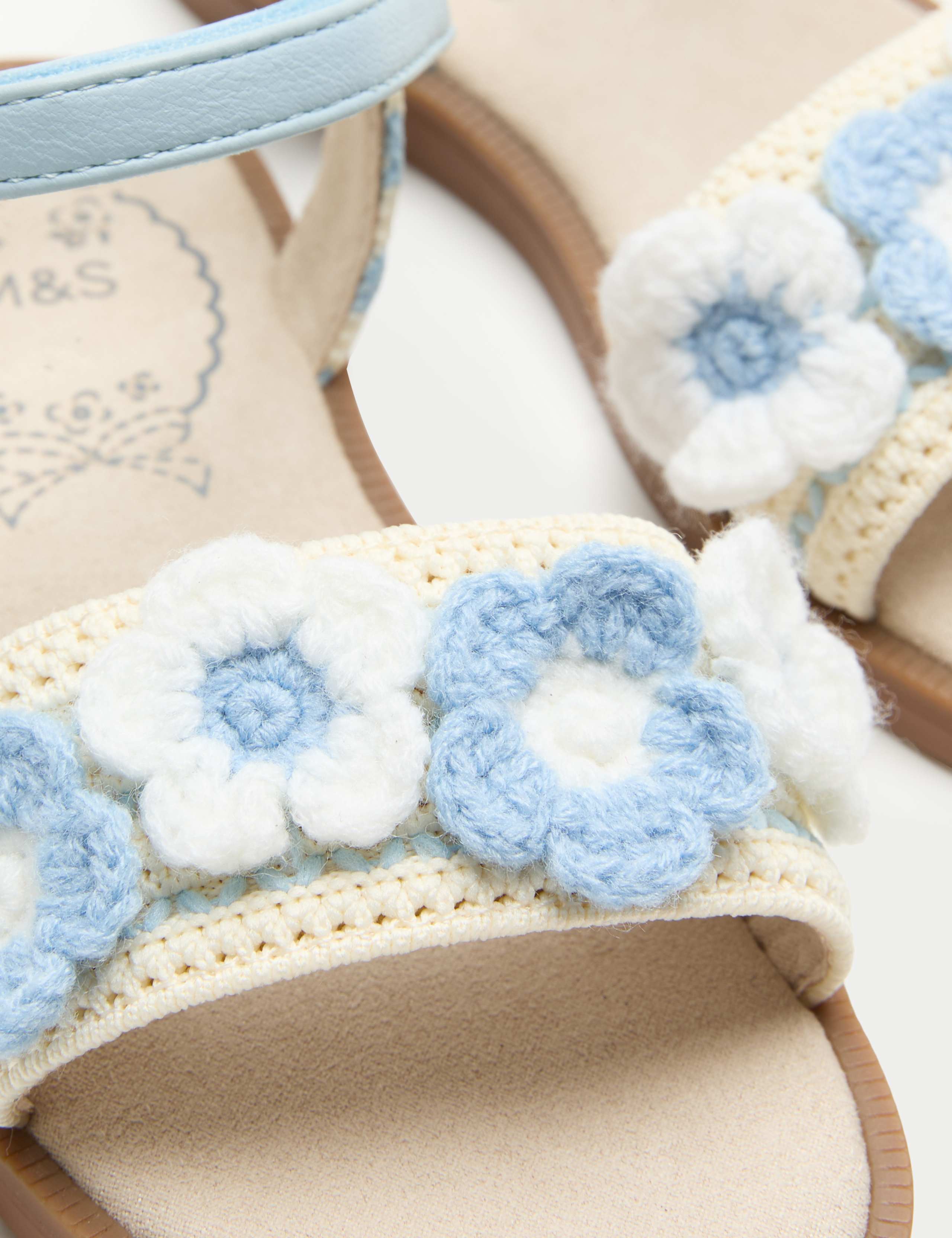 Kids' Floral Crochet Sandals (4 Small-2 Large) 3 of 3